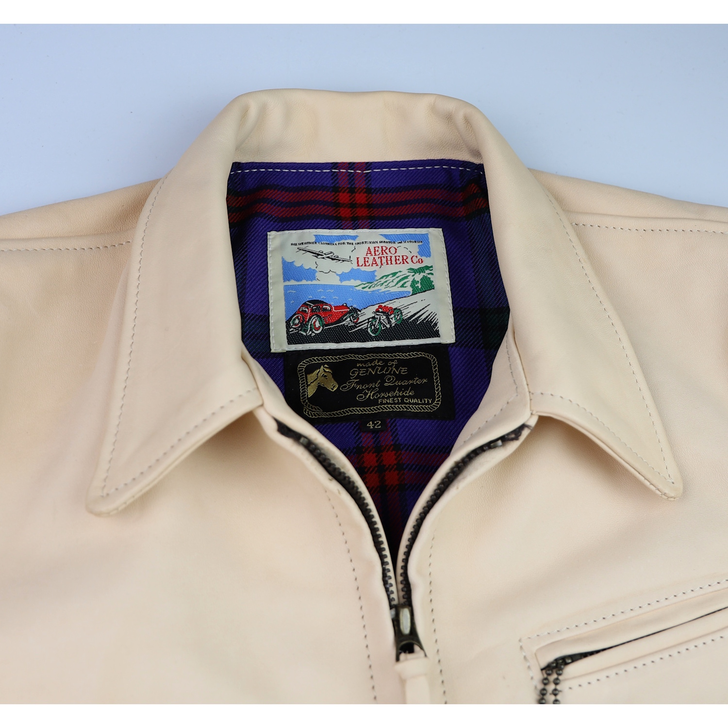 Aero Premier Highwayman Unfinished Horsehide tag.jpg