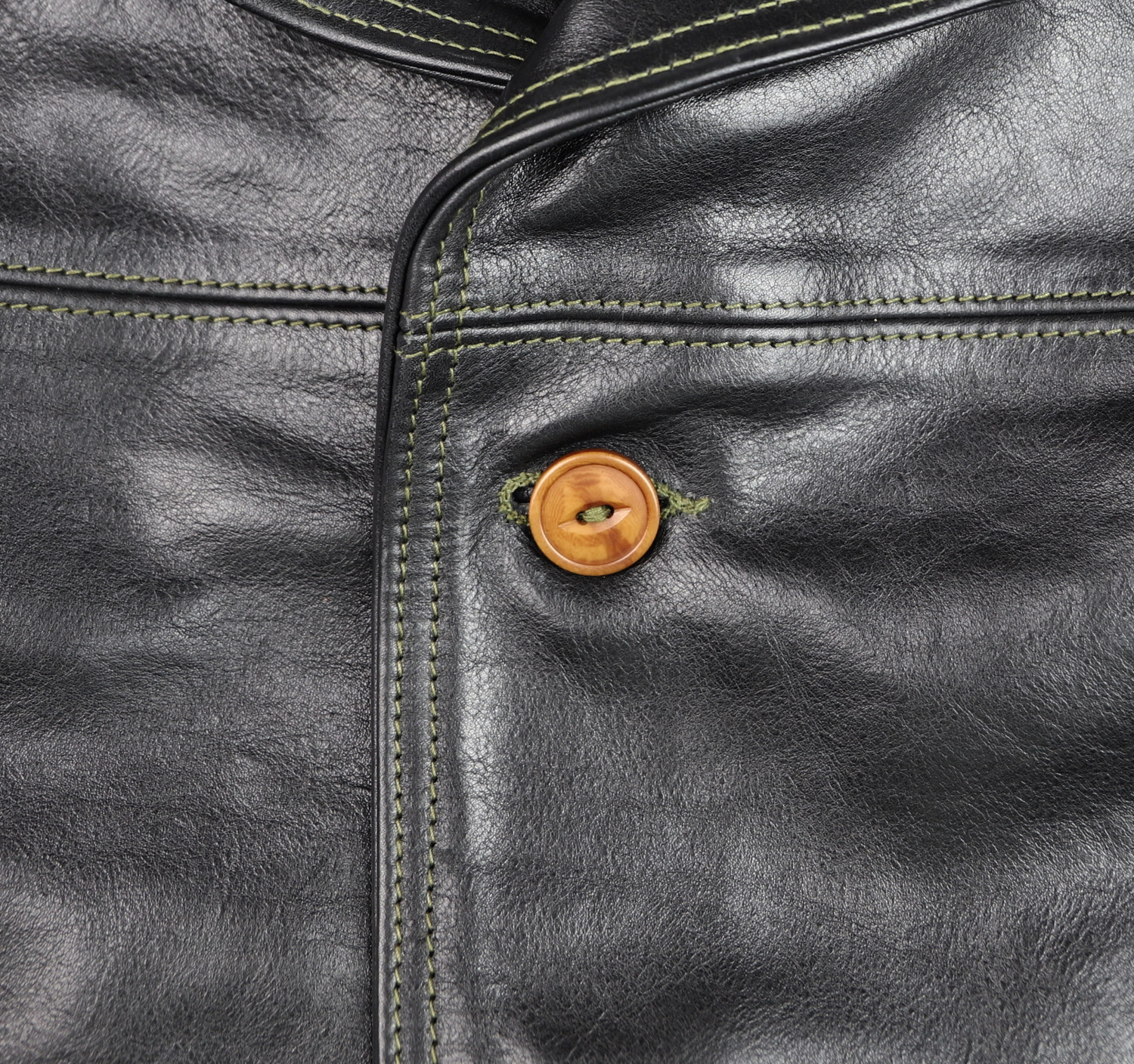 Aero Premier Work Coat Black Badalassi Corozo button.jpg