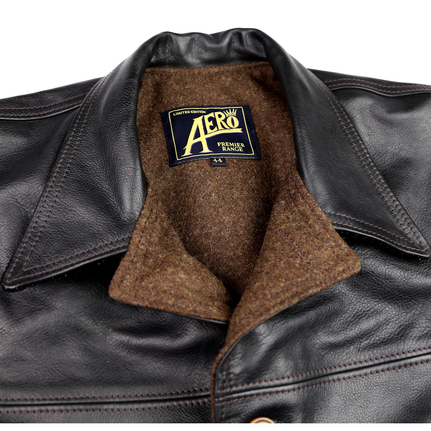 Aero Premier Work Coat Blackened Brown Vicenza tag IG square.jpg