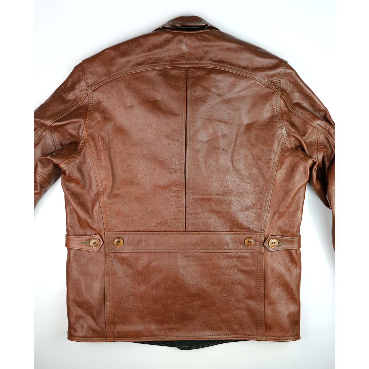 Aero Premier Work Coat Russet Vicenza RY9 back IG square.jpg