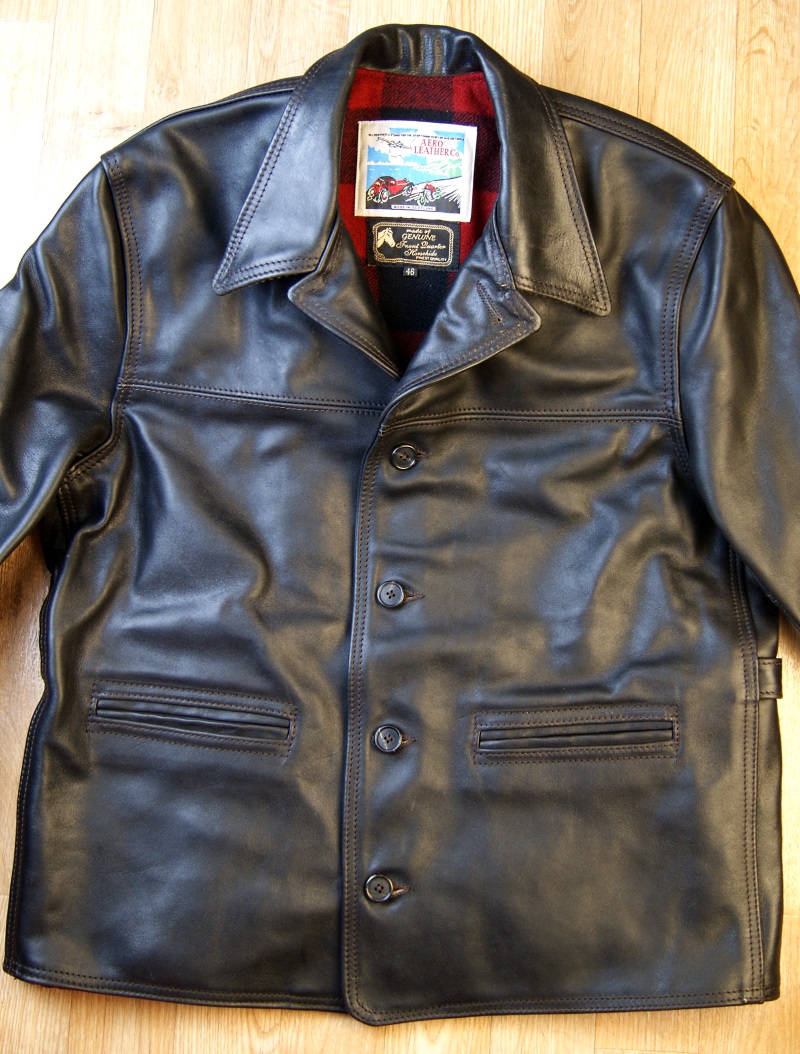 Aero Premier Work Coat Tumbled Black FQHH front.jpg