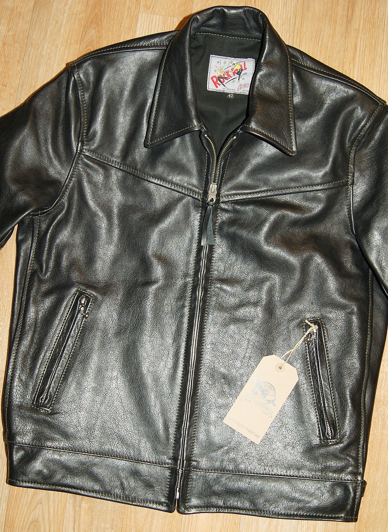 Aero Premier Zip Sleeve Highwayman 59'er Black Vicenza Horsehide front.jpg