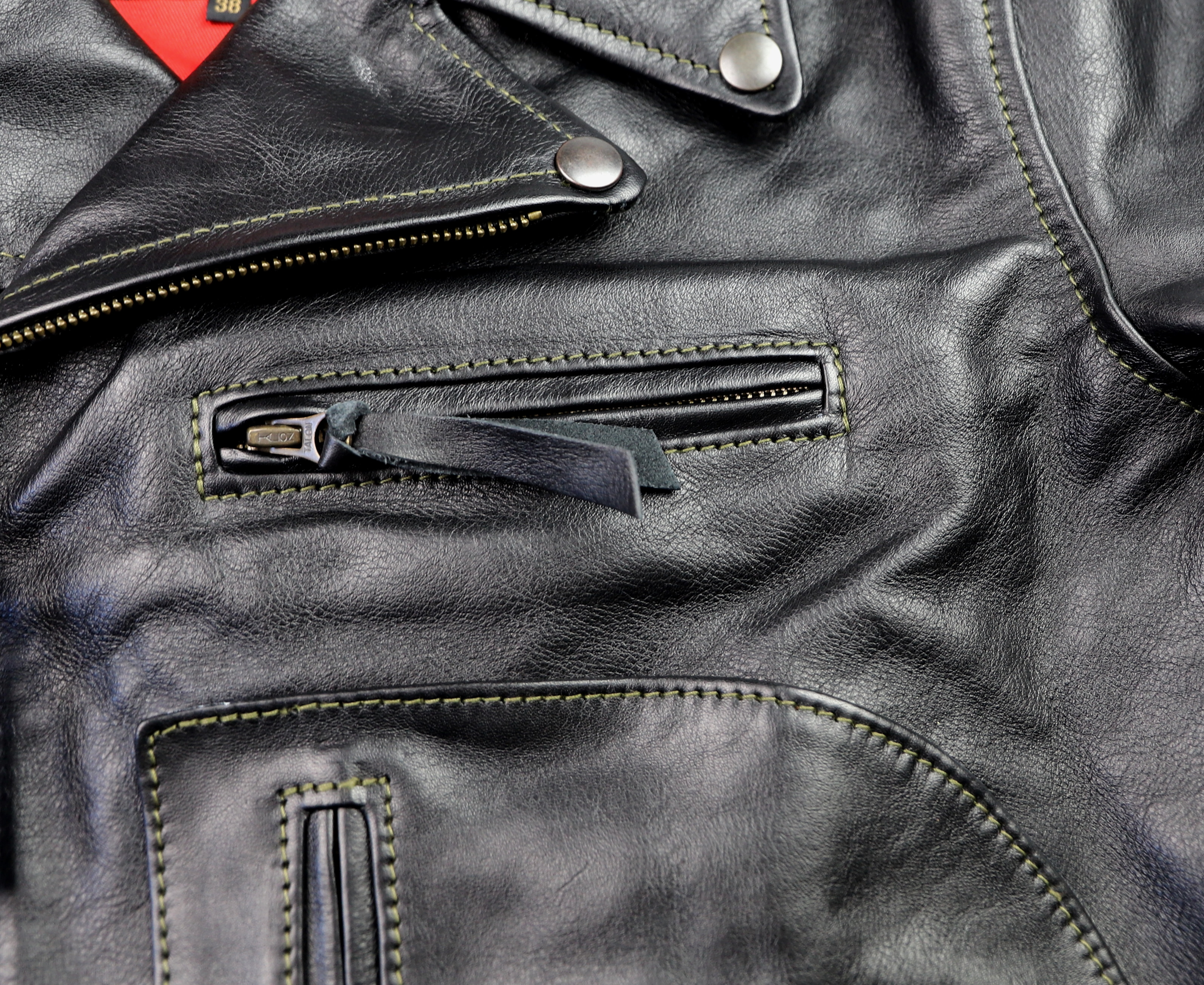 Aero Ridley Black Vicenza Horsehide EB6 chest pocket.jpg