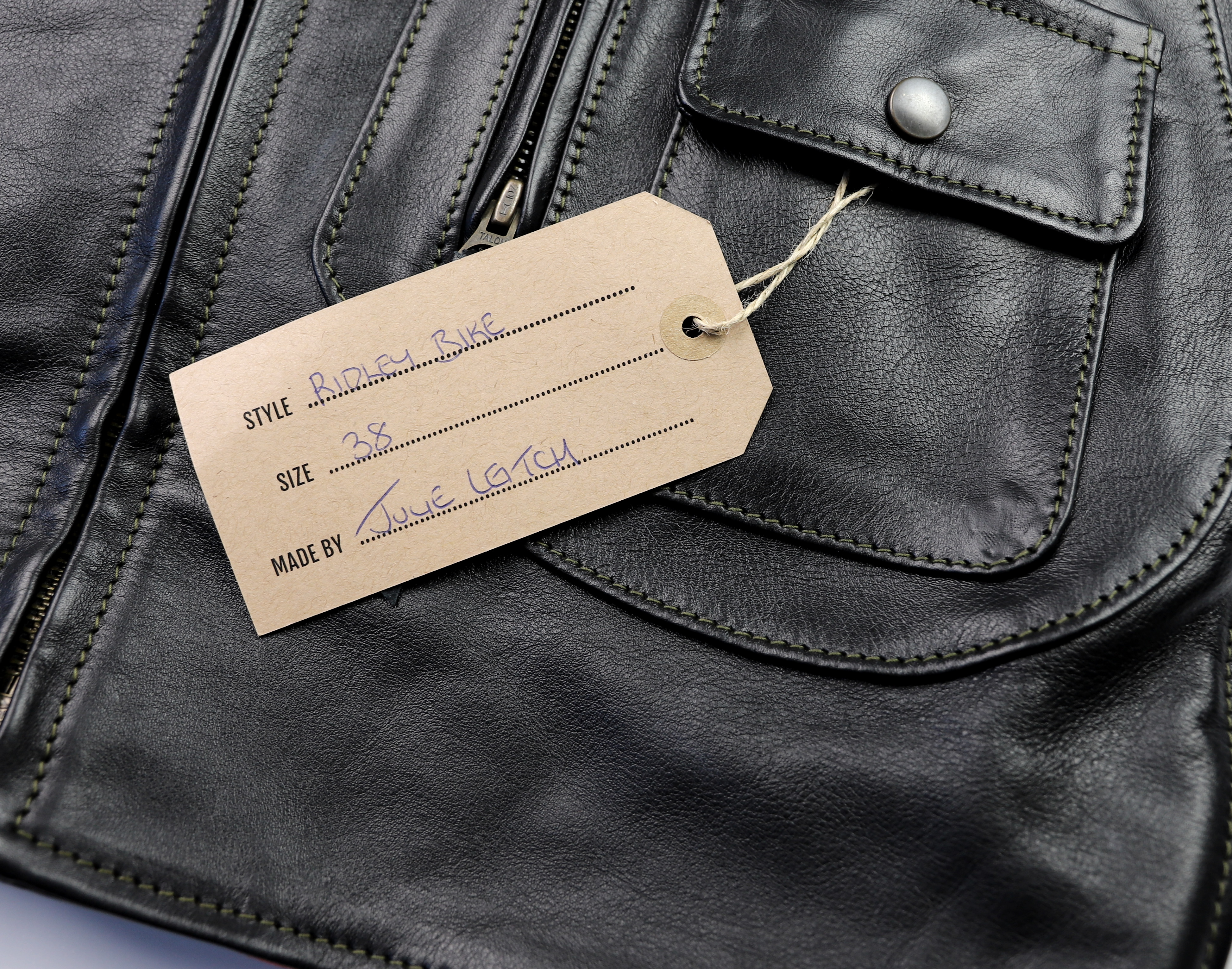 Aero Ridley Black Vicenza Horsehide EB6 name tag.jpg