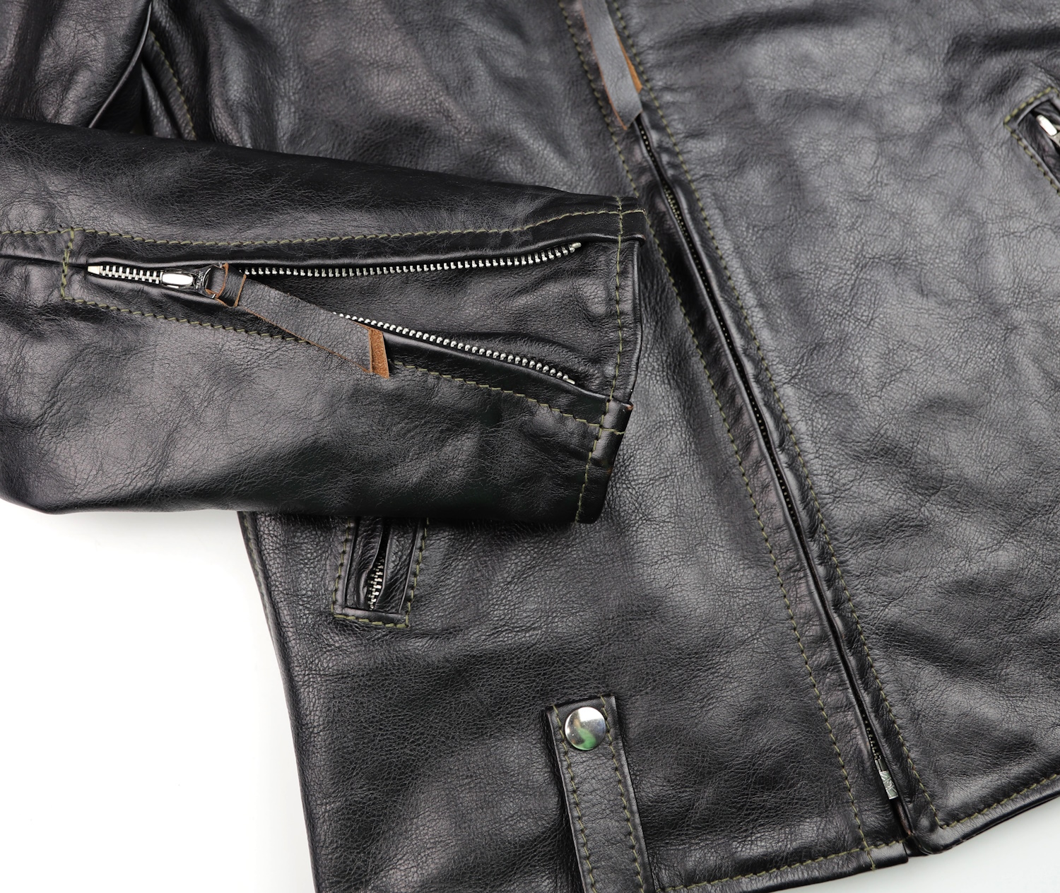 Aero Ridley Blackened Brown Gently Used sleeve zipper.jpg