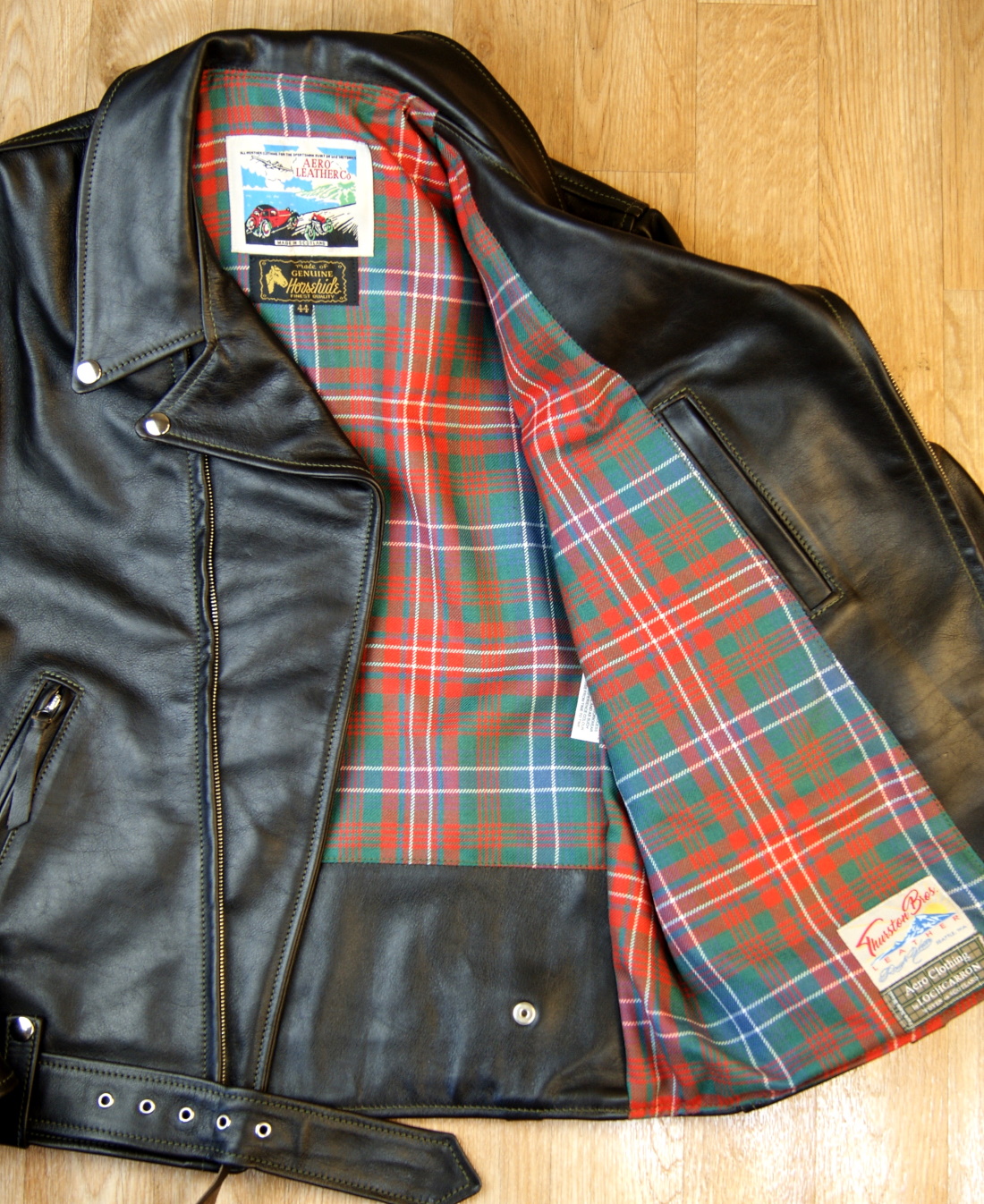 Aero Ridley Blackened Brown Vicenza Horsehide 56TF Wilson Ancient tartan lining.jpg