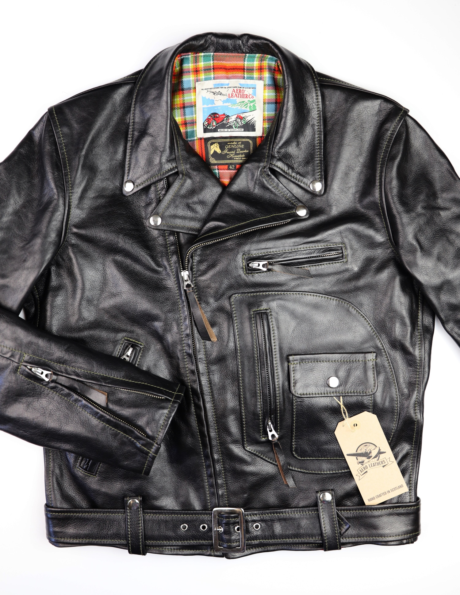 Aero Ridley Blackened Brown Vicenza Horsehide F6V front.jpg