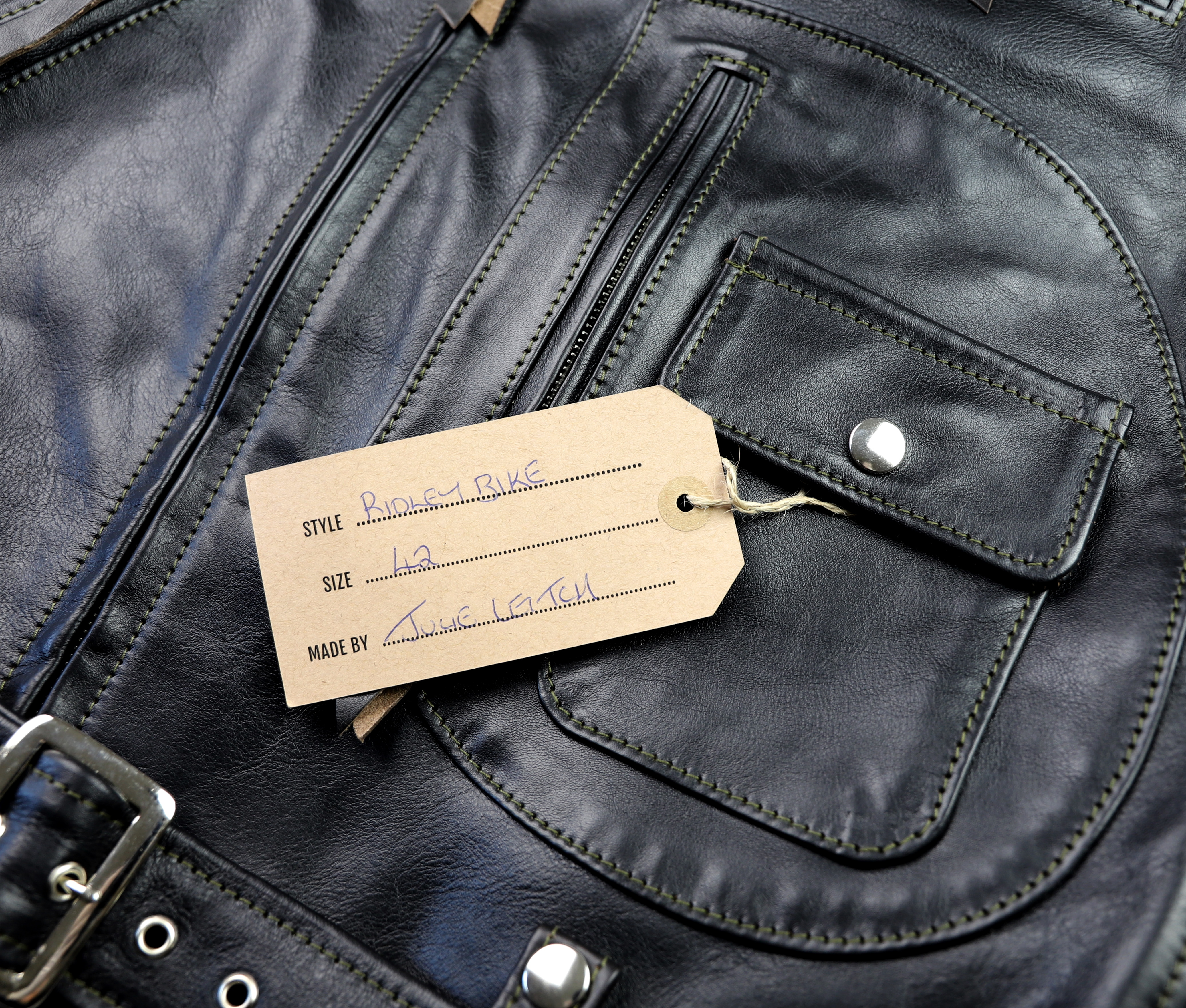 Aero Ridley Blackened Brown Vicenza Horsehide FOD name tag.jpg