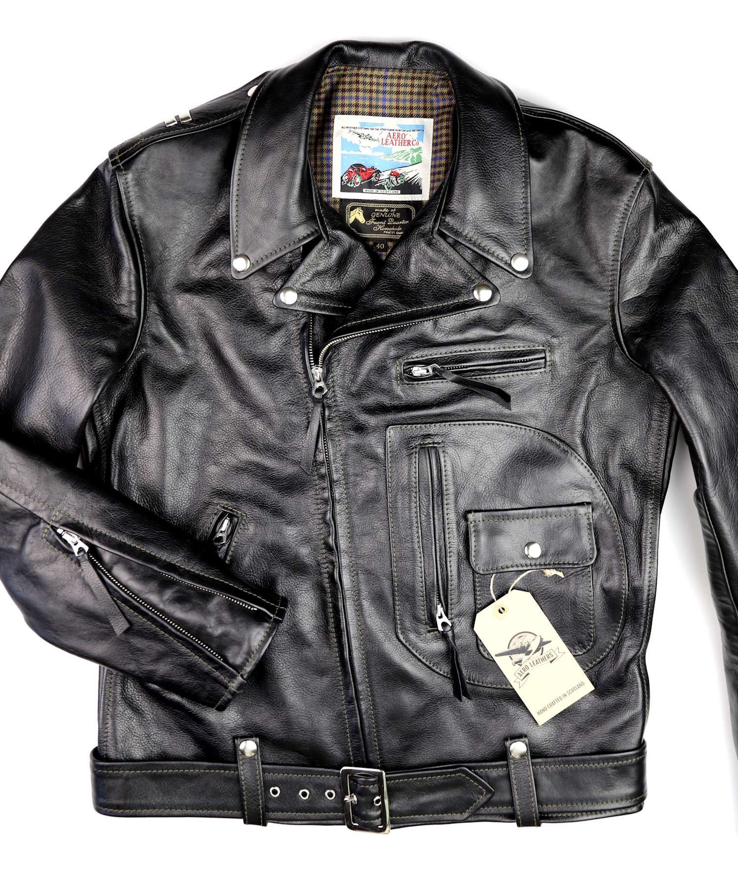 Aero Ridley Blackened Brown Vicenza Horsehide QN8 front.jpg