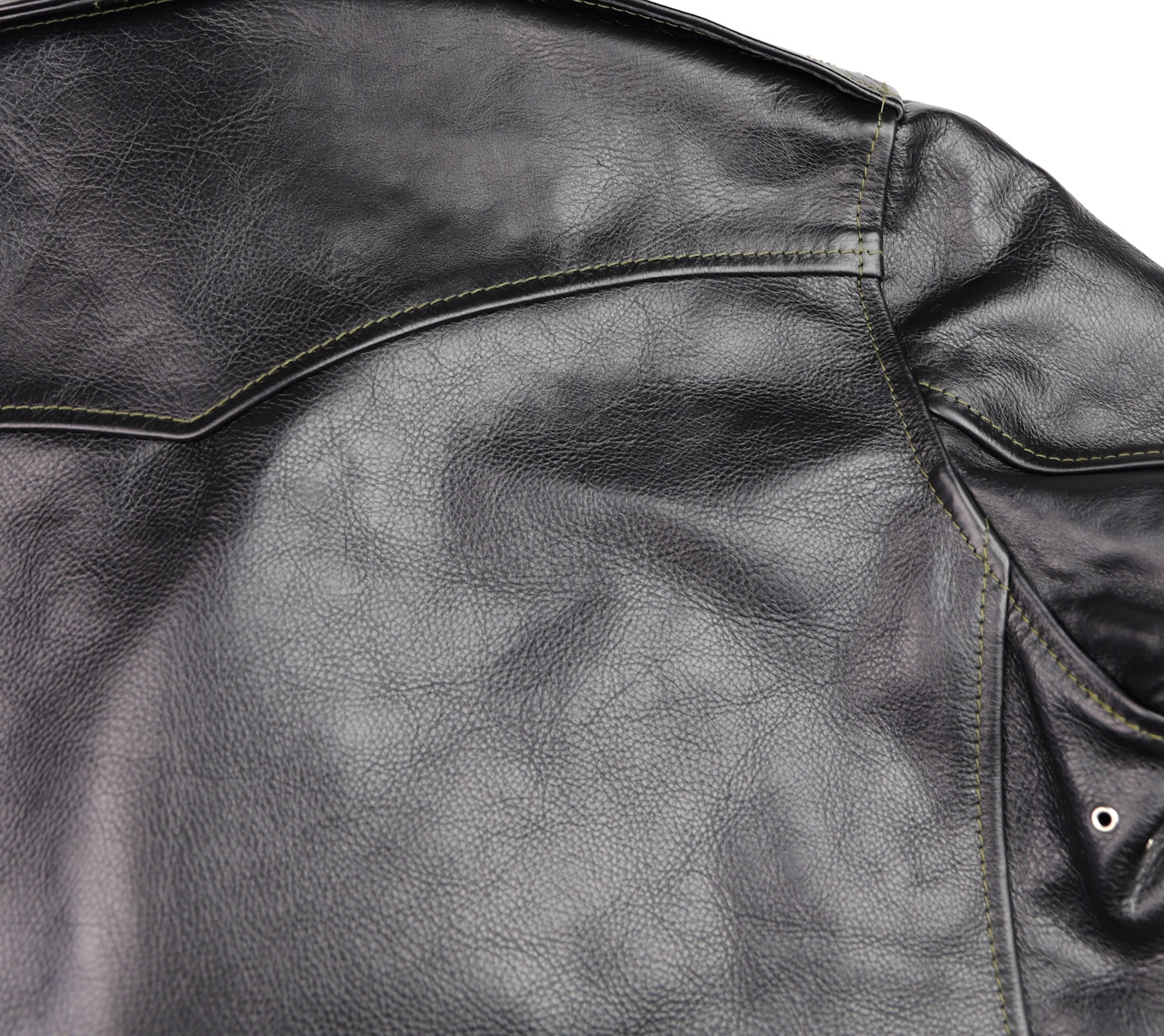 Aero Ridley Blackened Brown Vicenza Horsehide QN8 yoke.jpg