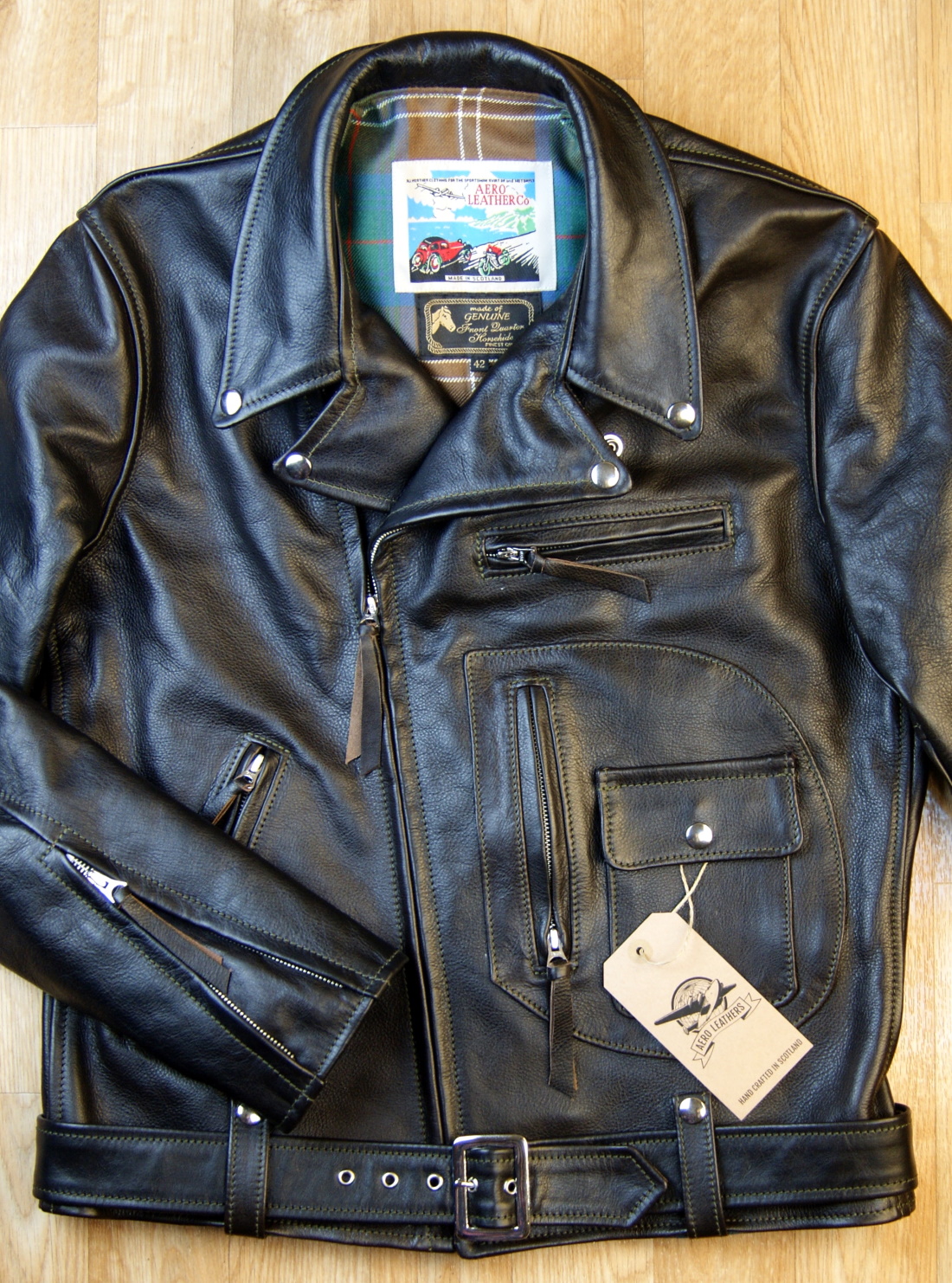 Aero Ridley Blackened Brown Vicenza Horsehide YC6 front.jpg