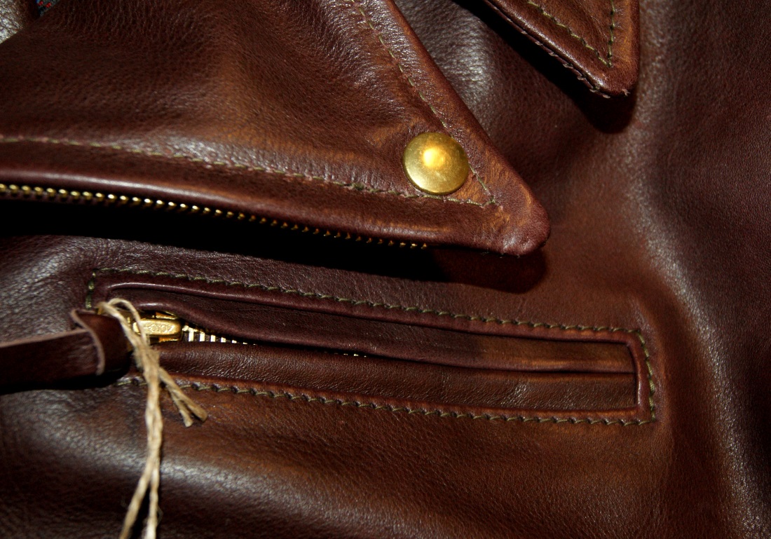 Aero Ridley Cordovan Vicenza Horsehide size 42 chest pocket.jpg