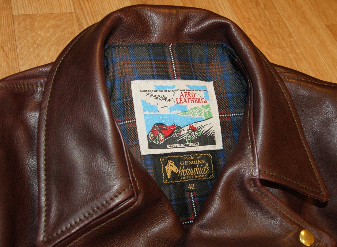 Aero Ridley Cordovan Vicenza Horsehide size 42 tag.jpg