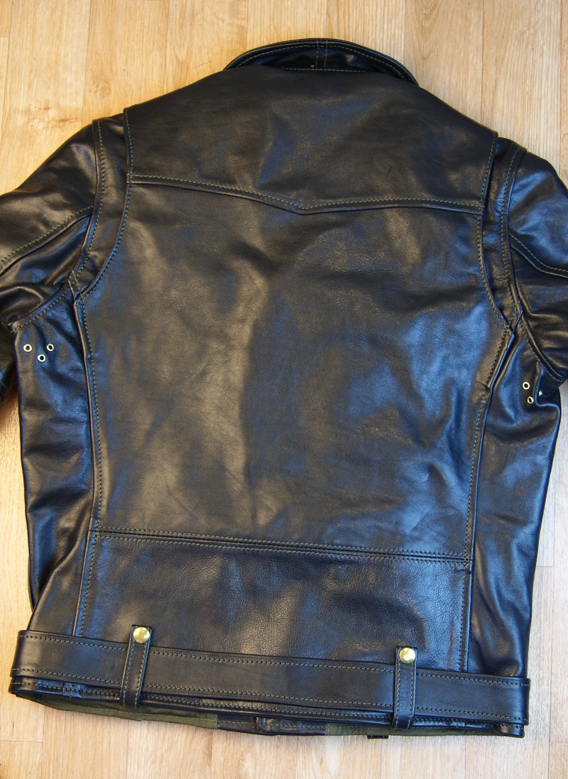 Aero Ridley D-Pocket Black Vicenza Horsehide UF8 back.jpg