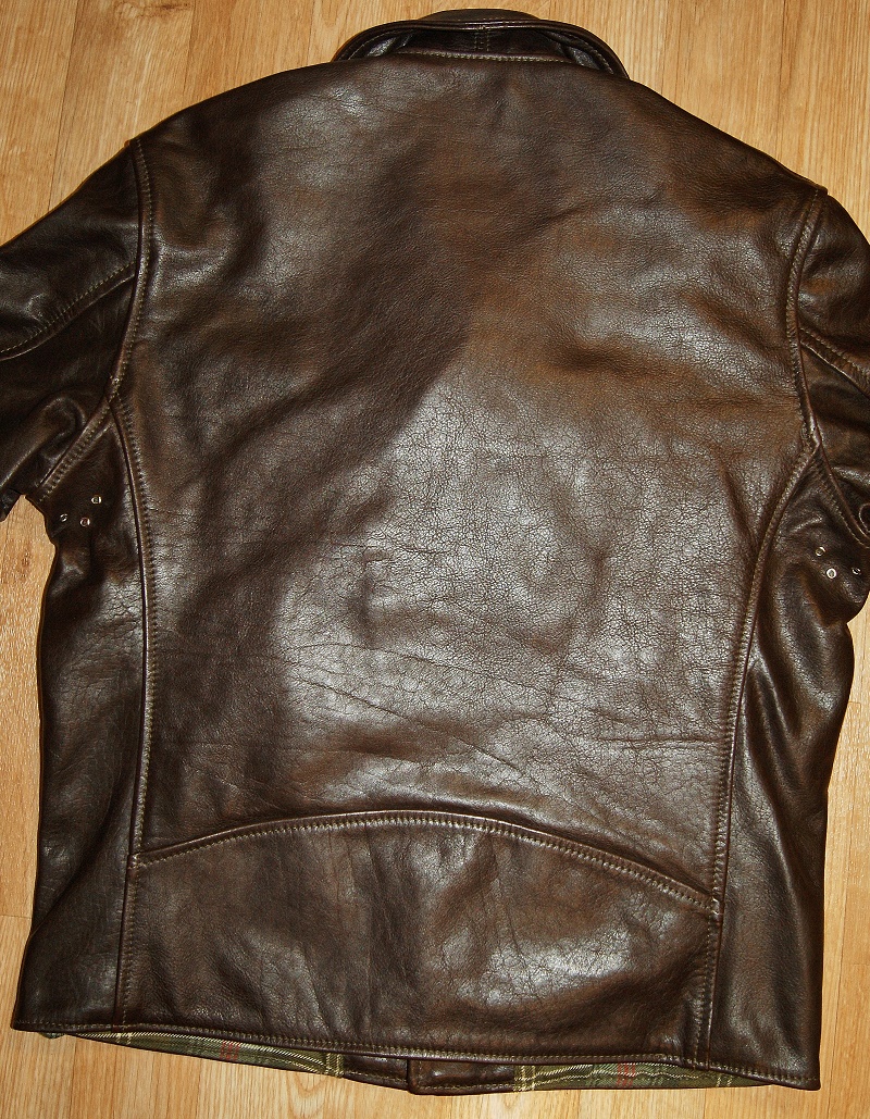 Aero Ridley D-Pocket Dark Seal Vicenza Horsehide 42 back.jpg