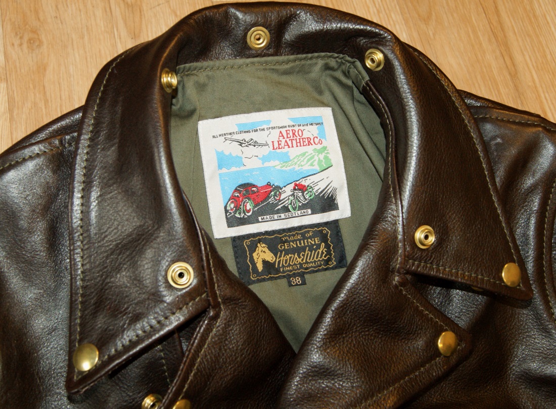 Aero Ridley Dark Seal Vicenza Horsehide S3 size 38 tag.jpg