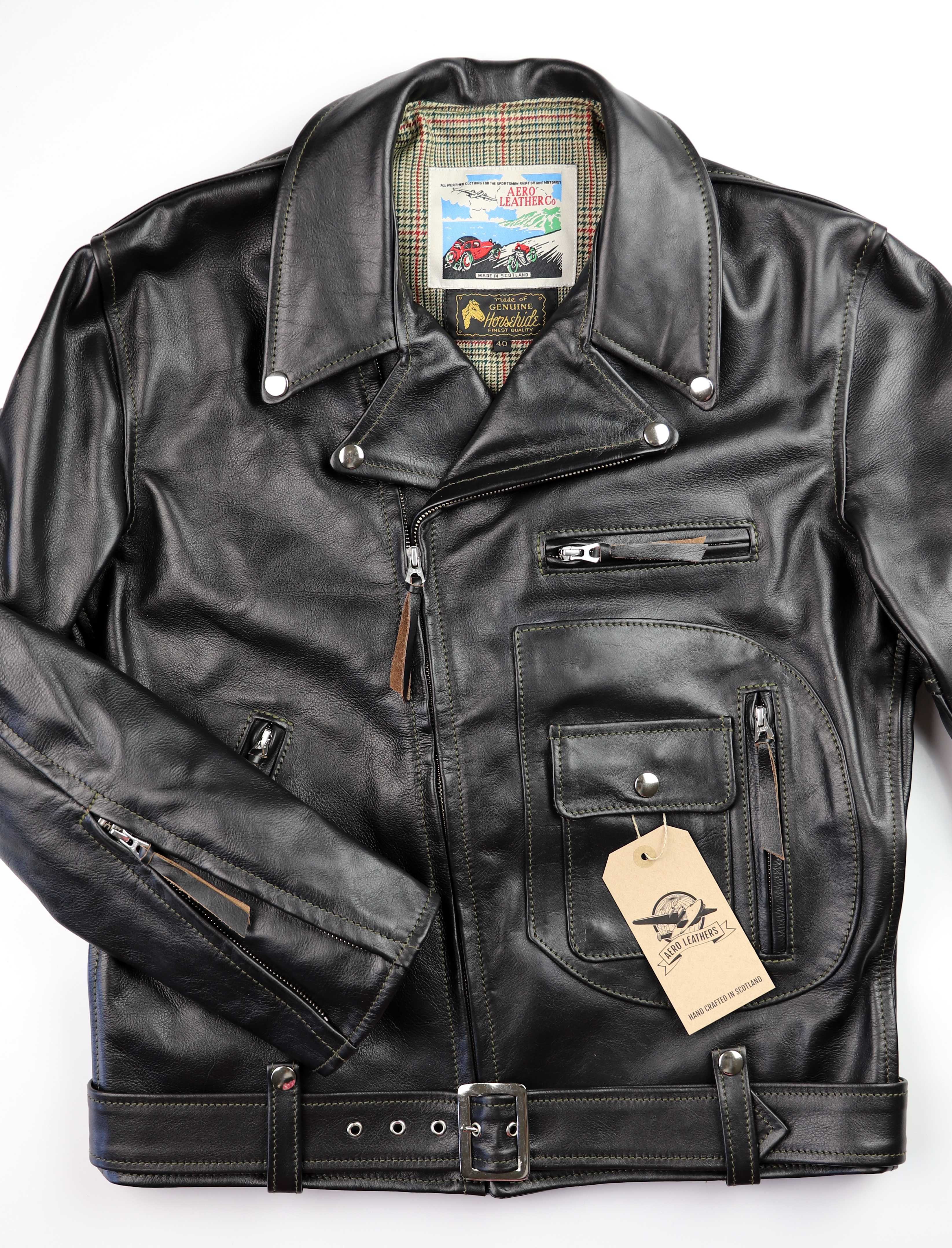 Aero Ridley Daytona Blackened Brown Vicenza Horsehide front.jpg