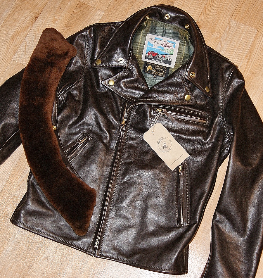 Aero Ridley J107 Dark Seal Vicenza Horsehide front 1.jpg