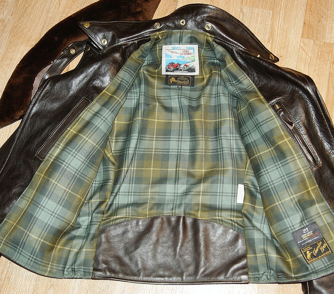 Aero Ridley J107 Dark Seal Vicenza Horsehide Weathered Gordon Clan tartan.jpg