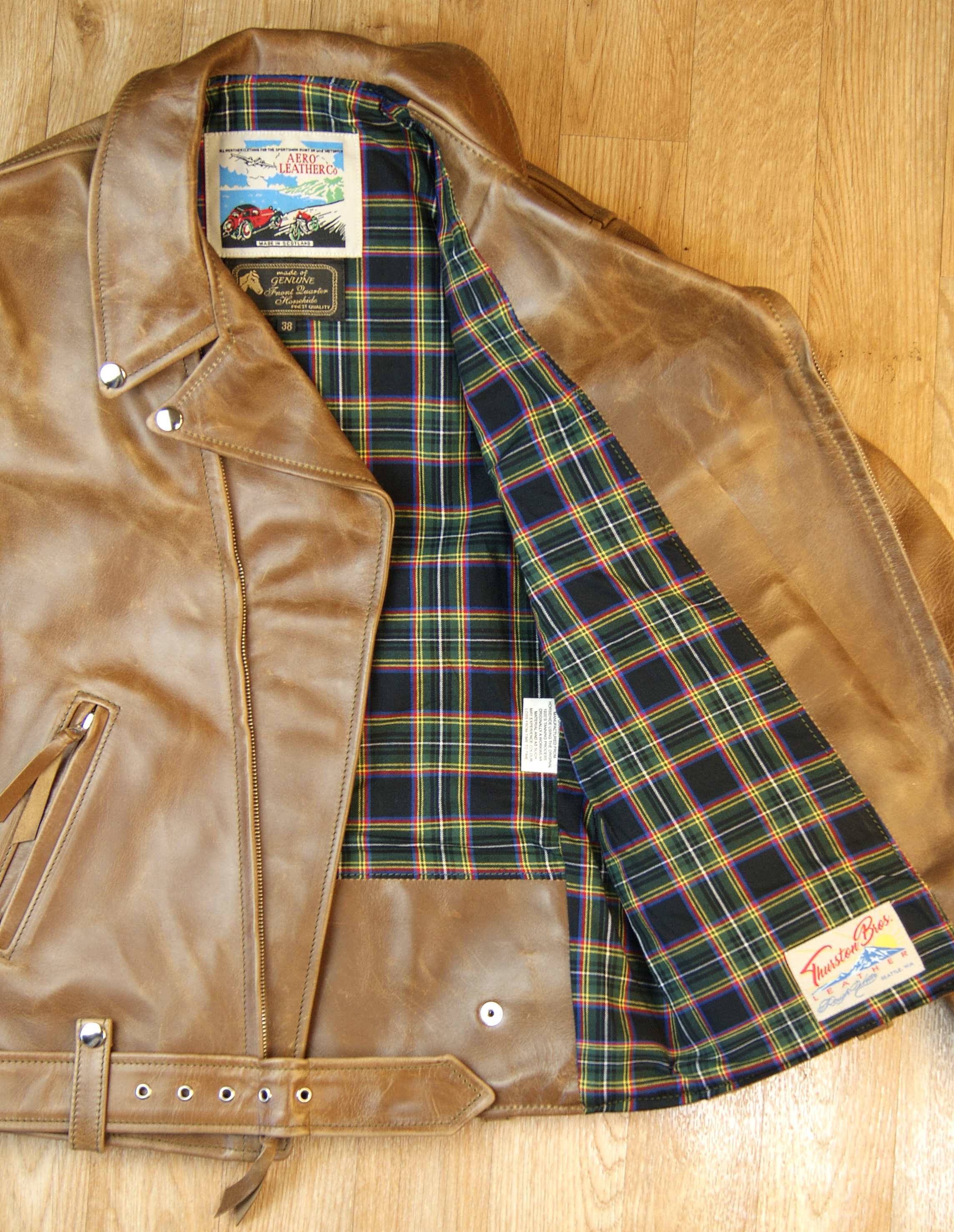 Aero Ridley Natural CXL FQHH K9D Lanark cotton tartan lining.jpg