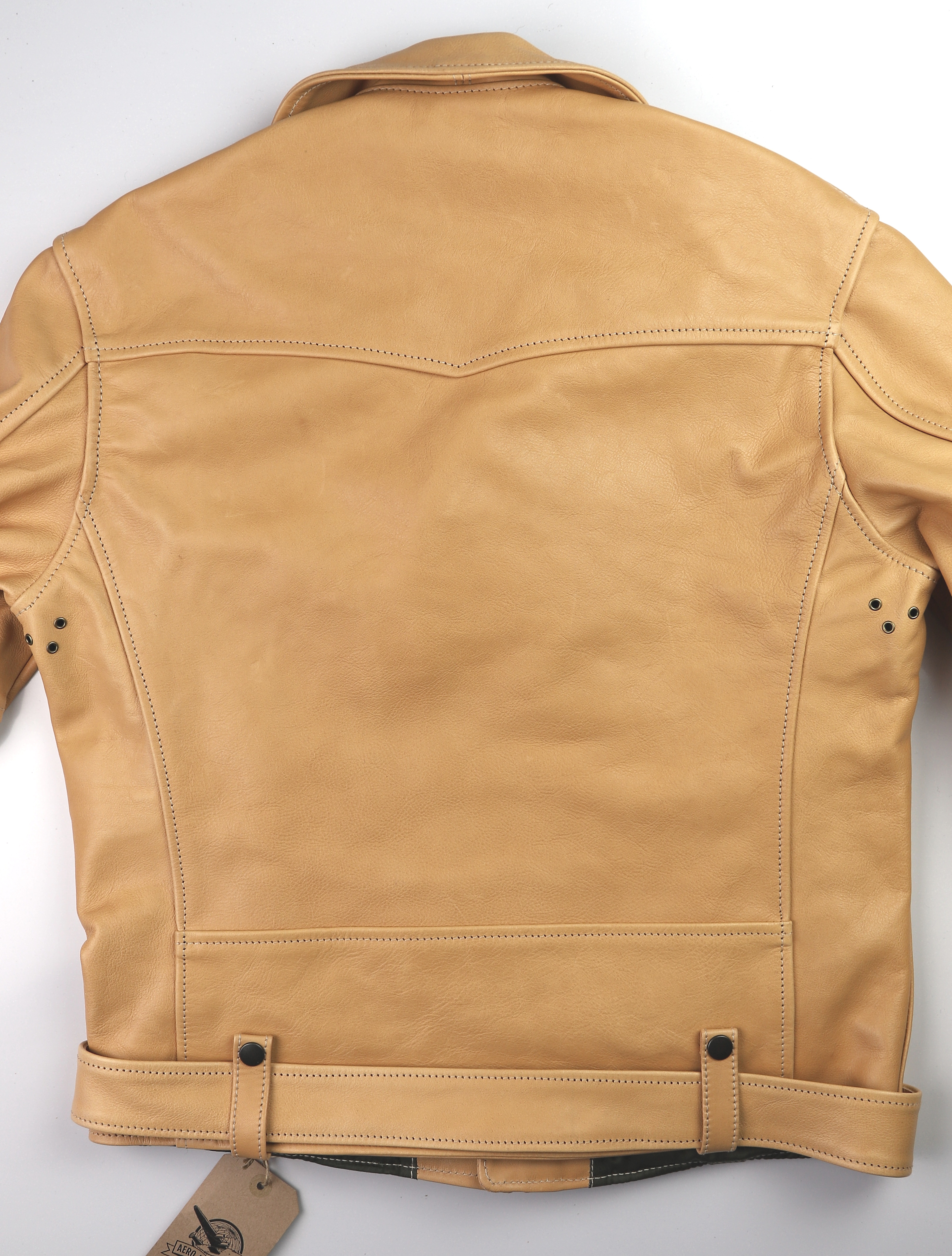 Aero Ridley Natural Vicenza Horsehide 9DM back.jpg