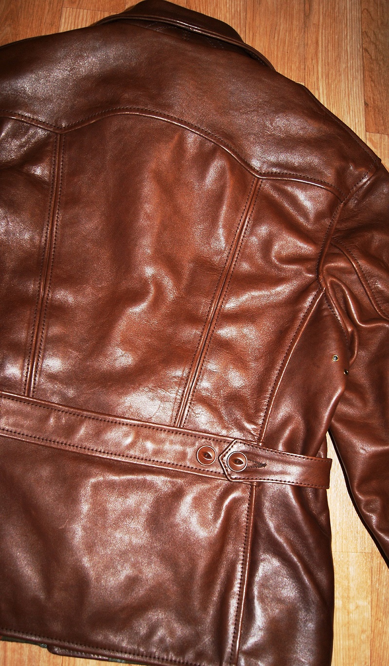 Aero Rockafella Russet Vicenza horsehide back.JPG