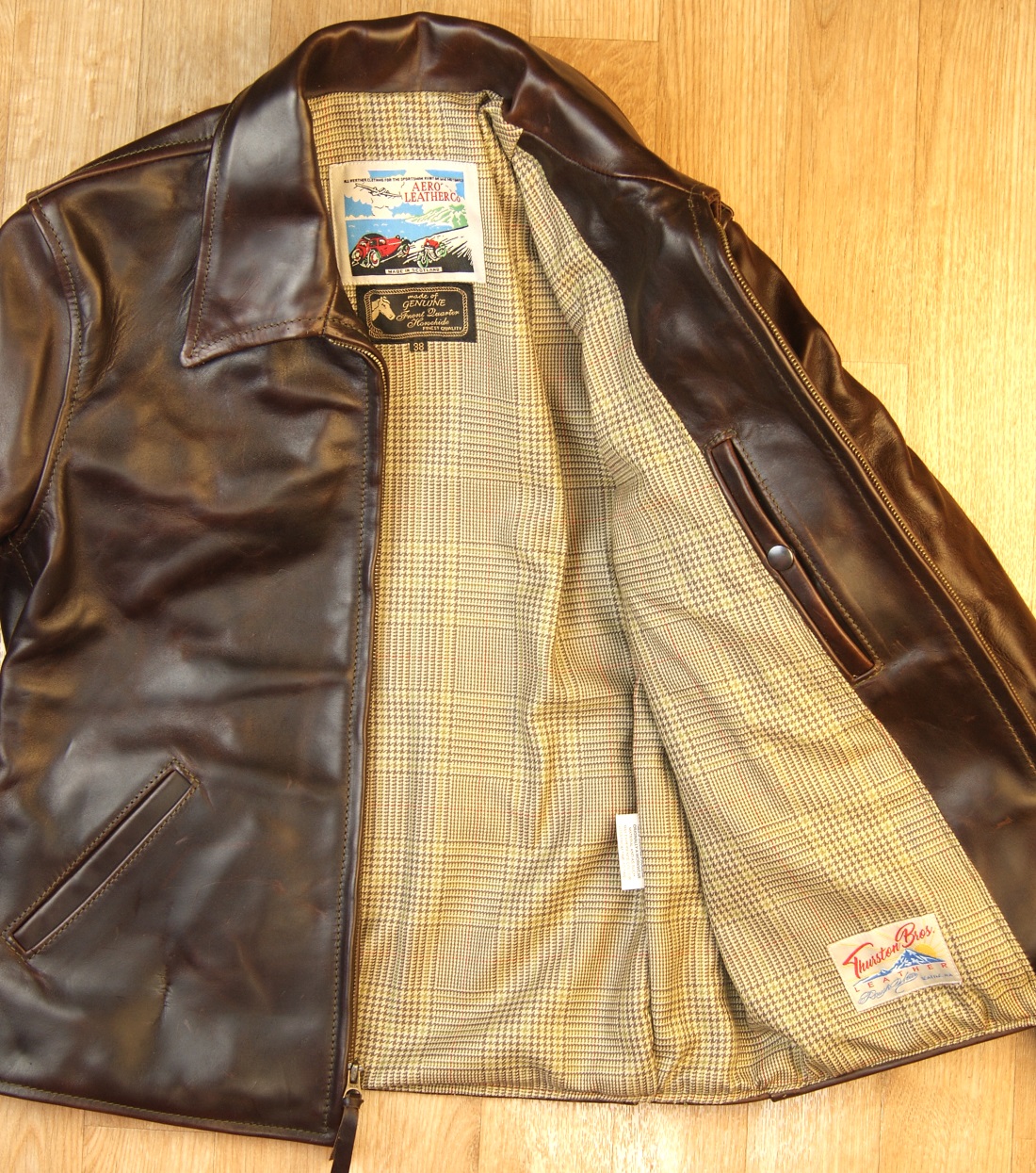 Aero Sea Biscuit Brown CXL FQHH Crail Check Tweed lining.jpg