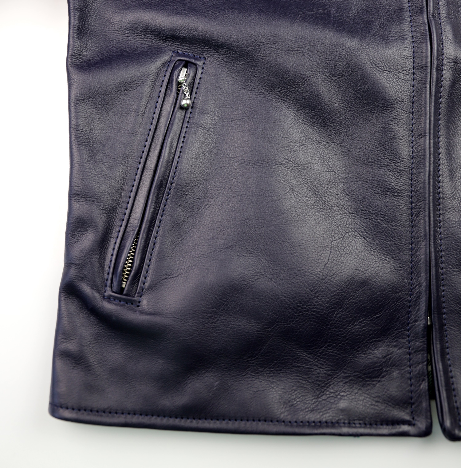 Aero Seven Blue Vicenza Horsehide handwarmer.jpg