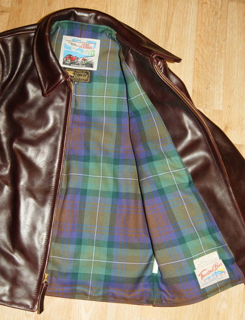 Aero Seven Cordovan CXL Steerhide Isle of Sky tartan lining.jpg