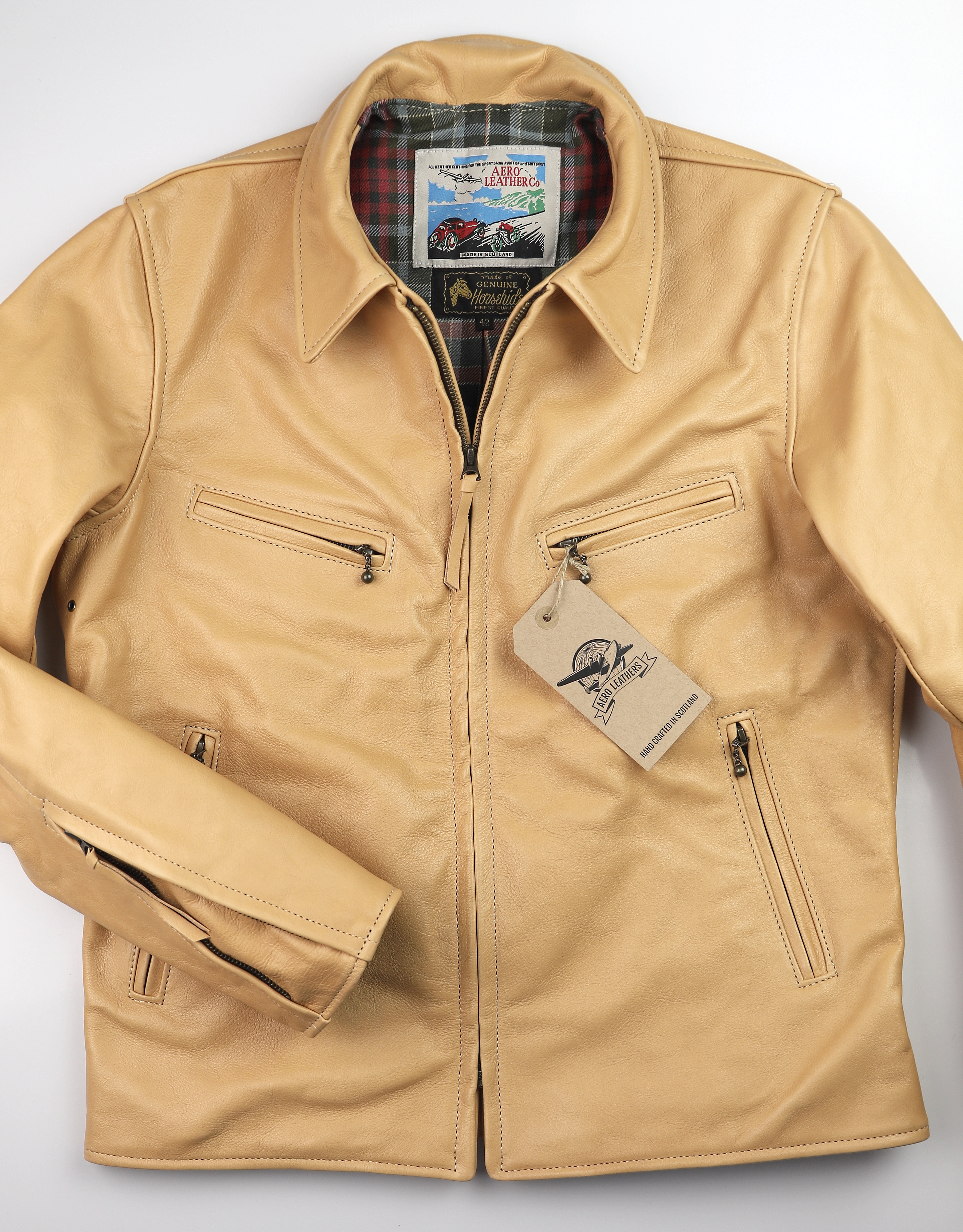 Aero Seven Natural Vicenza Horsehide 2BU front.jpg