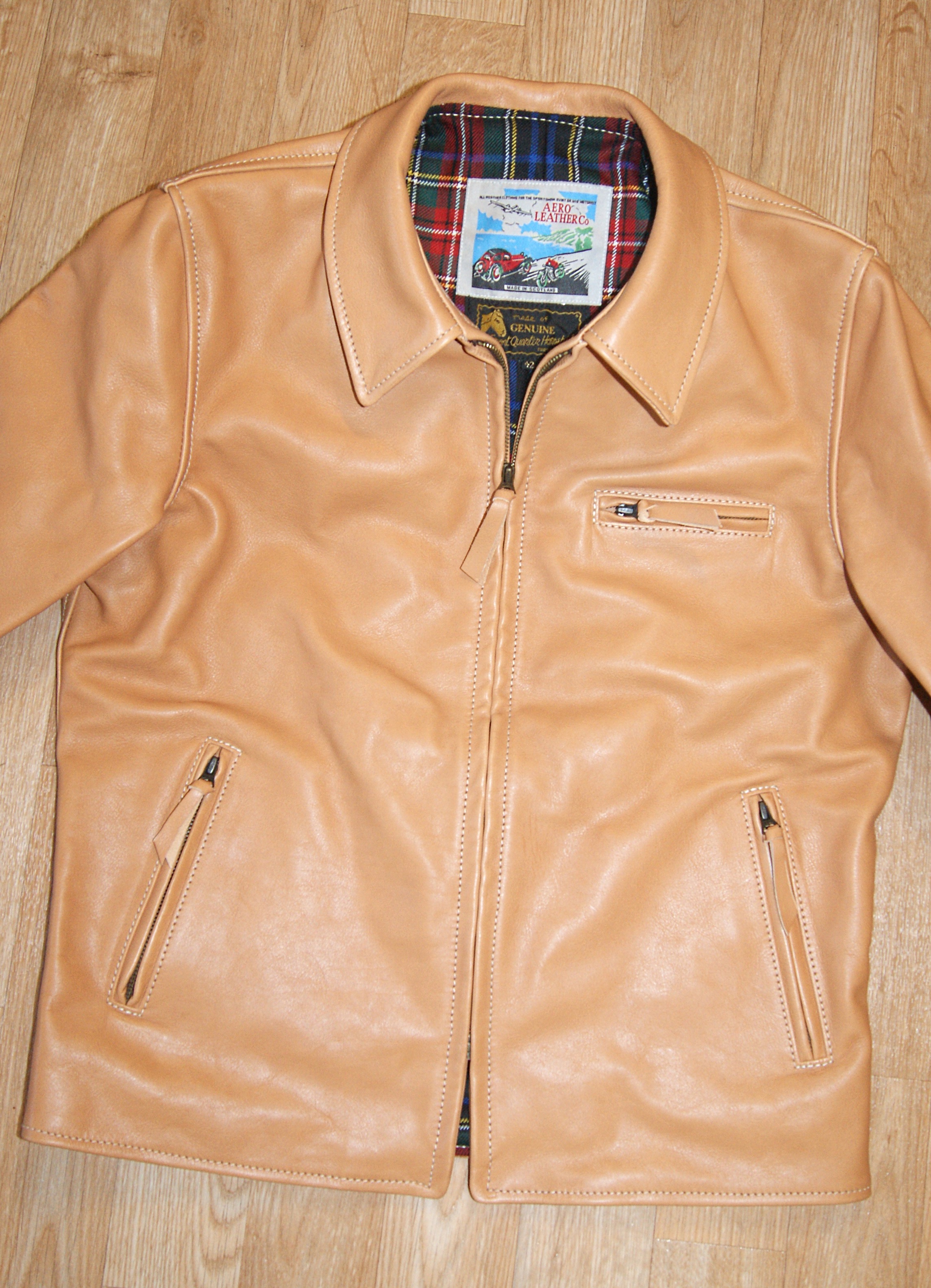 Aero Seven Natural Vicenza Horsehide 88D front.jpg