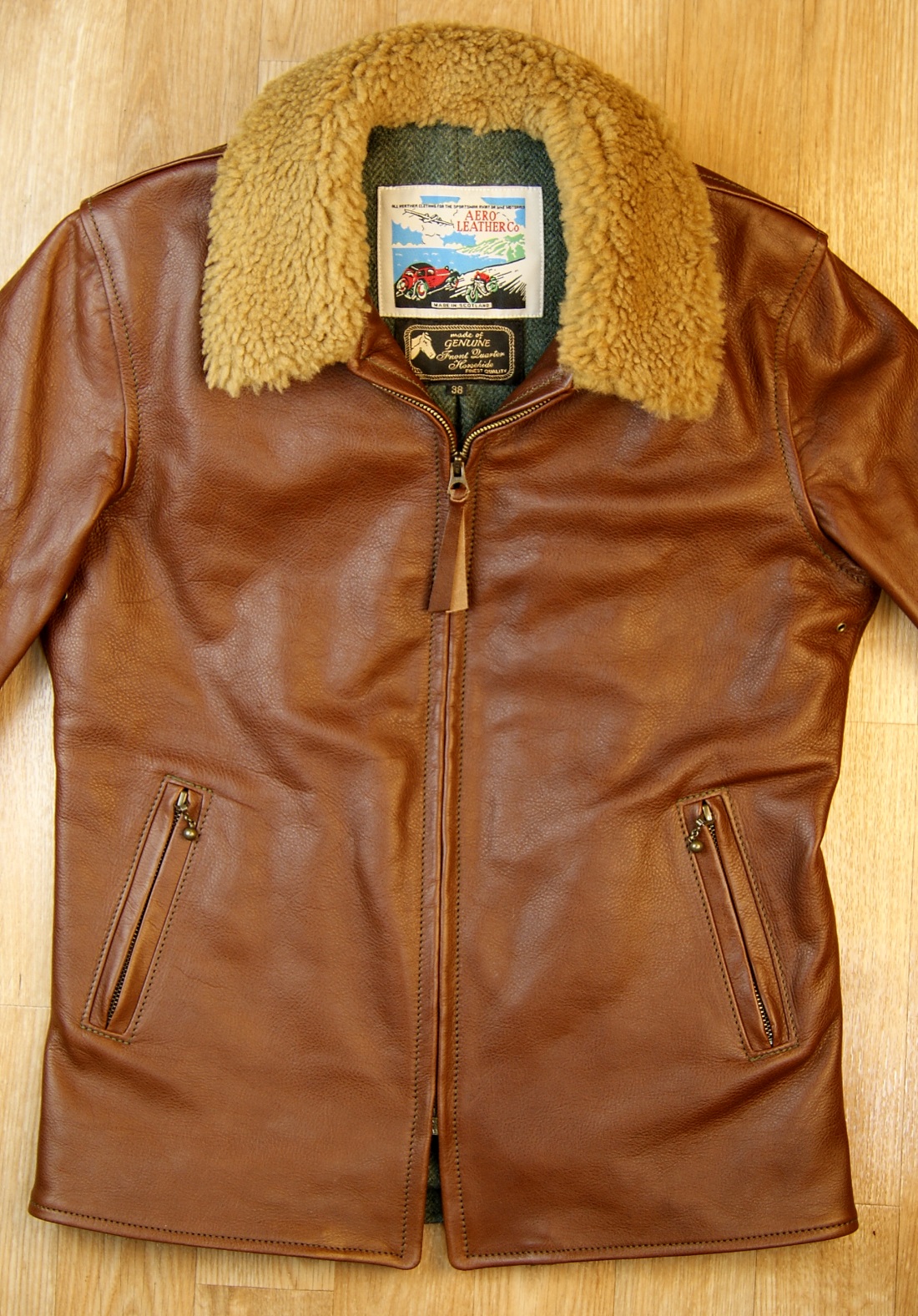 Aero Seven Russet Vicenza Irvin collar front.jpg