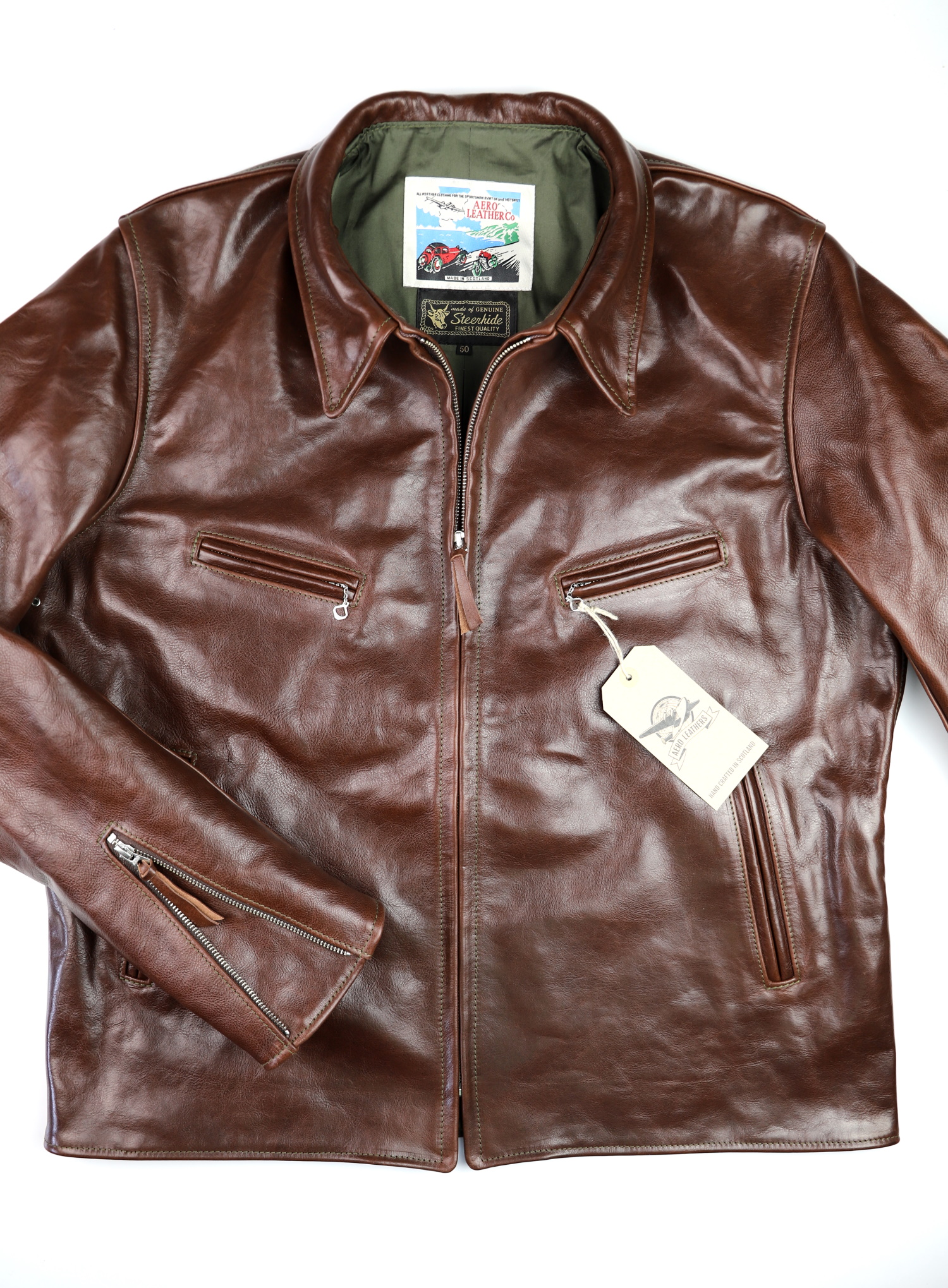 Aero Seven Tobacco Badalassi Cowhide M50 front.jpg