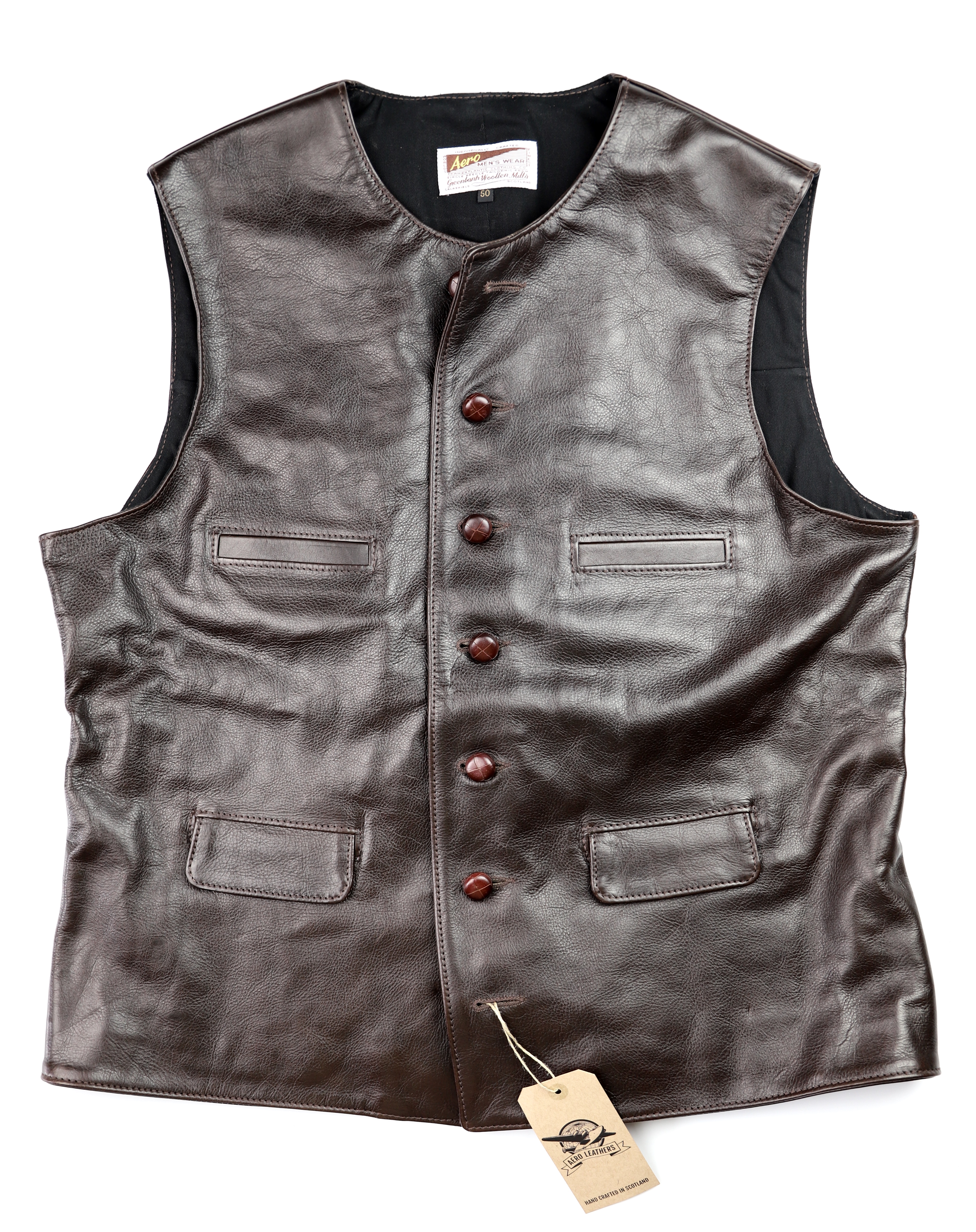 Aero Shackleton Dark Seal Vicenza Horsehide 5TS front.jpg