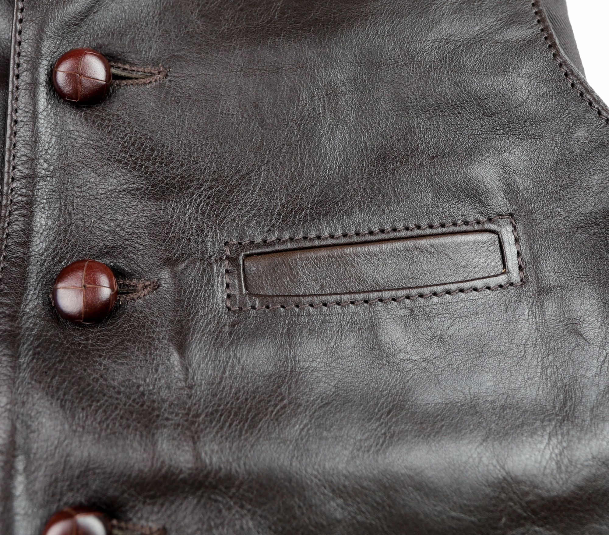 Aero Shackleton Dark Seal Vicenza Horsehide PDE7 chest pocket.jpg