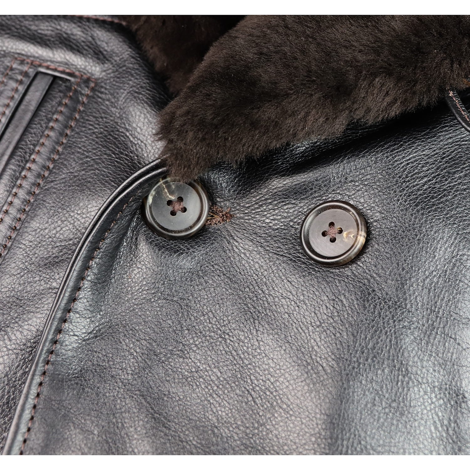 Aero Shawl Collar Barnstormer Blackened Brown Vicenza DP4 buttons.jpg