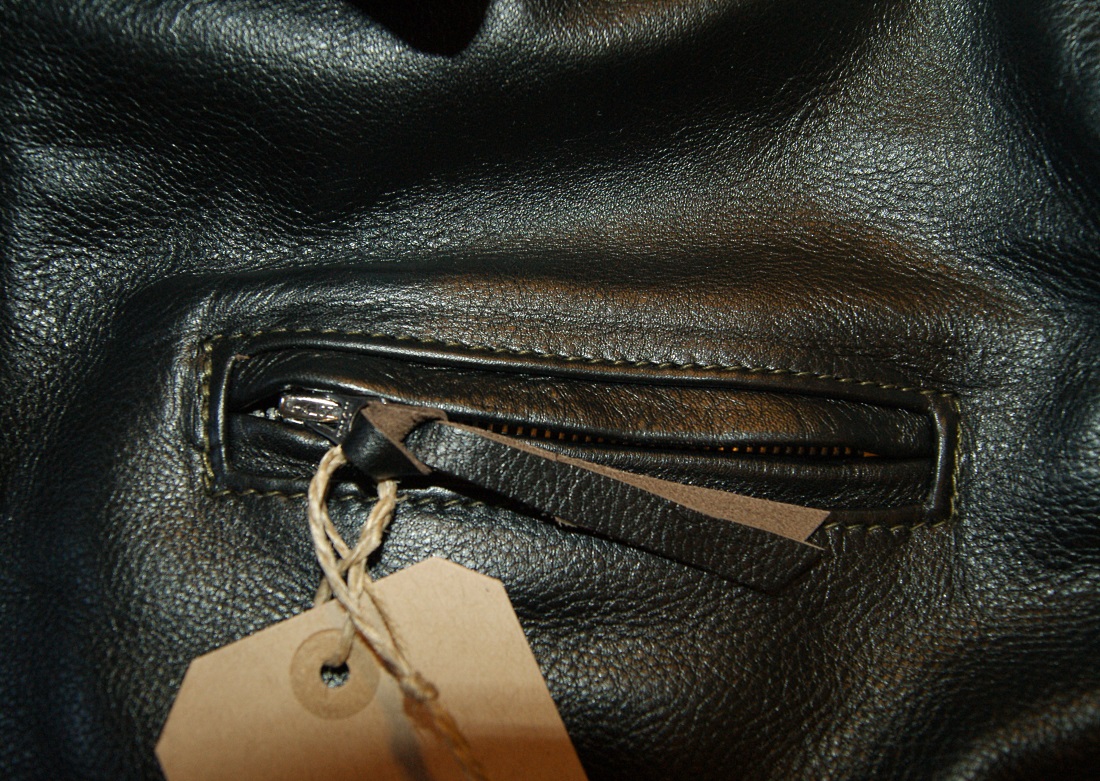 Aero Sheene Black Vicenza Horsehide AW1 chest pocket.jpg