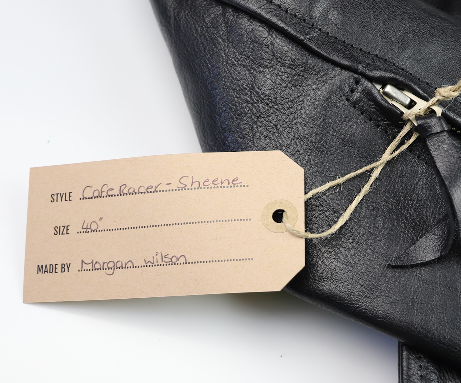 Aero Sheene Black Vicenza Horsehide F49 name tag.jpg