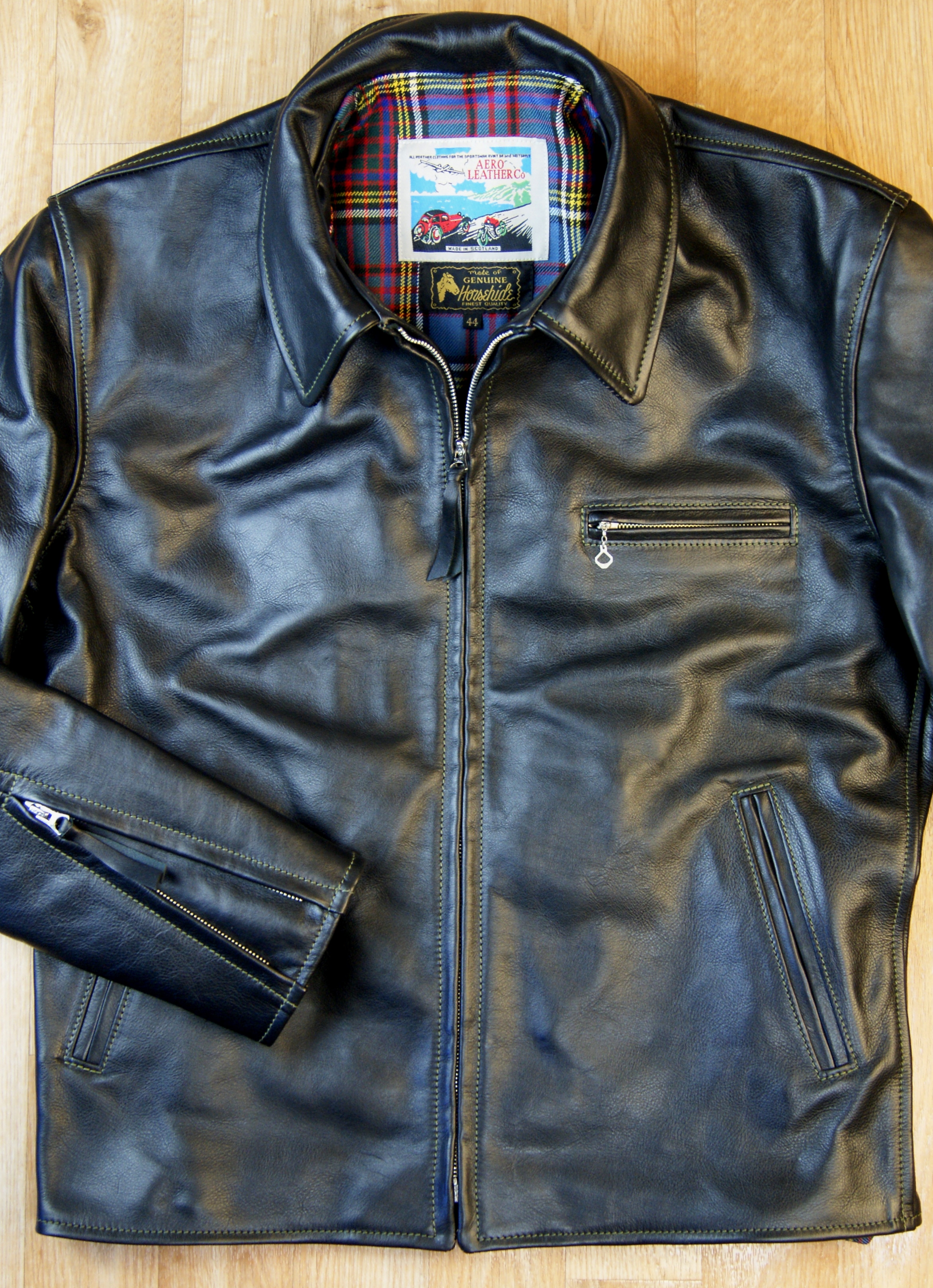 Aero Sheene Black Vicenza Horsehide NU8 front.jpg