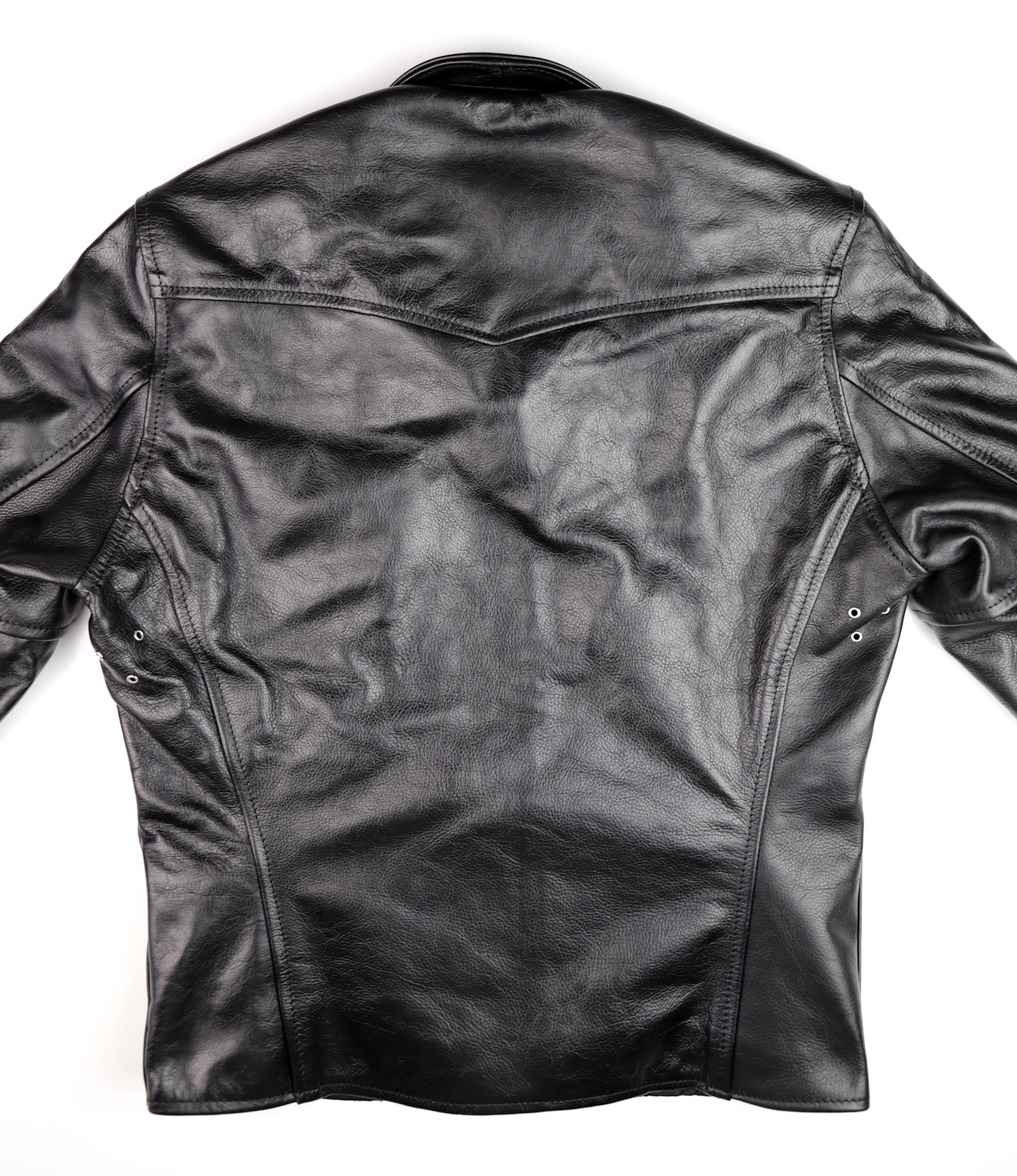 Aero Sheene Black Vicenza Horsehide YB3 back.jpg