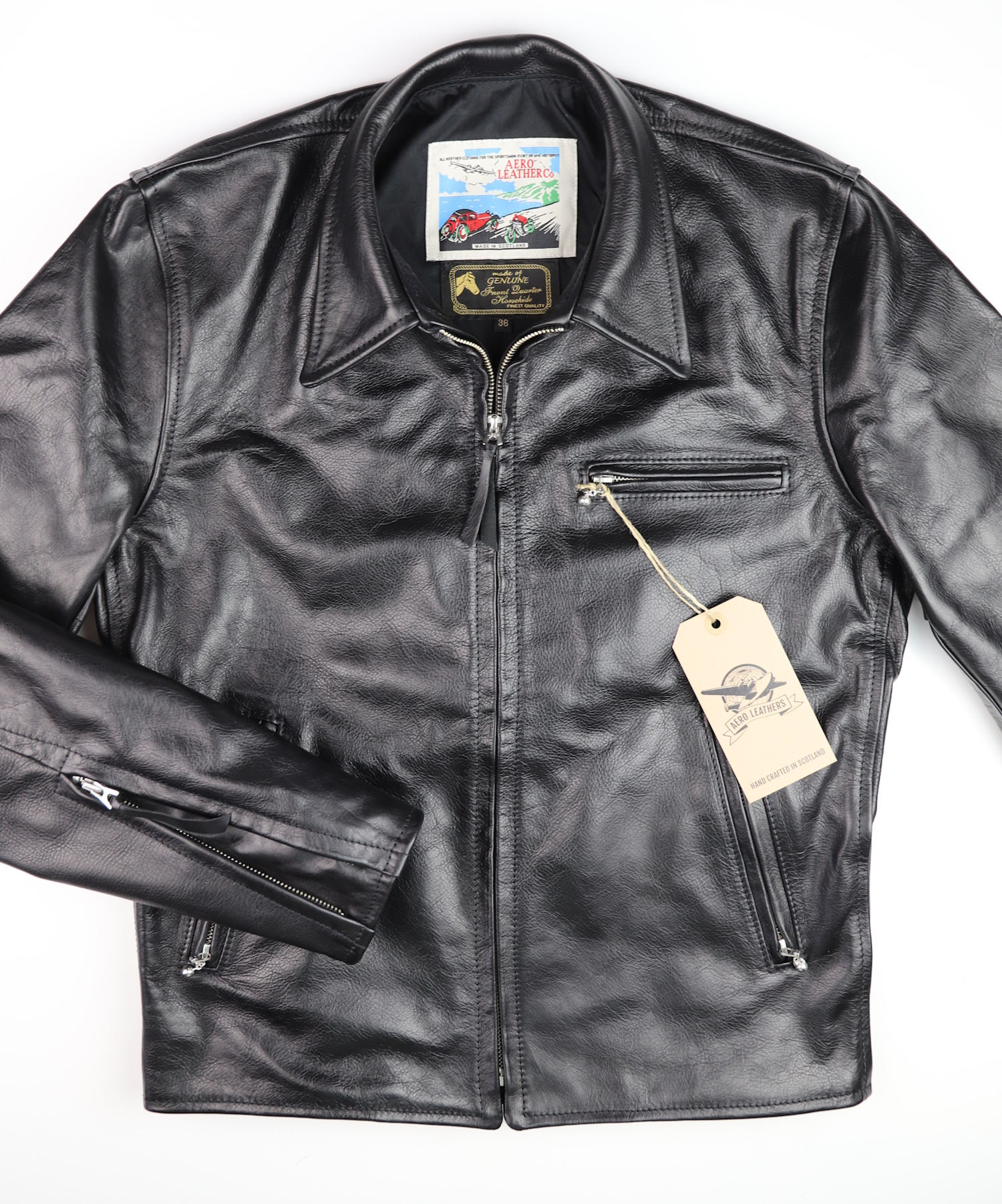 Aero Sheene Black Vicenza Horsehide YB3 front.jpg