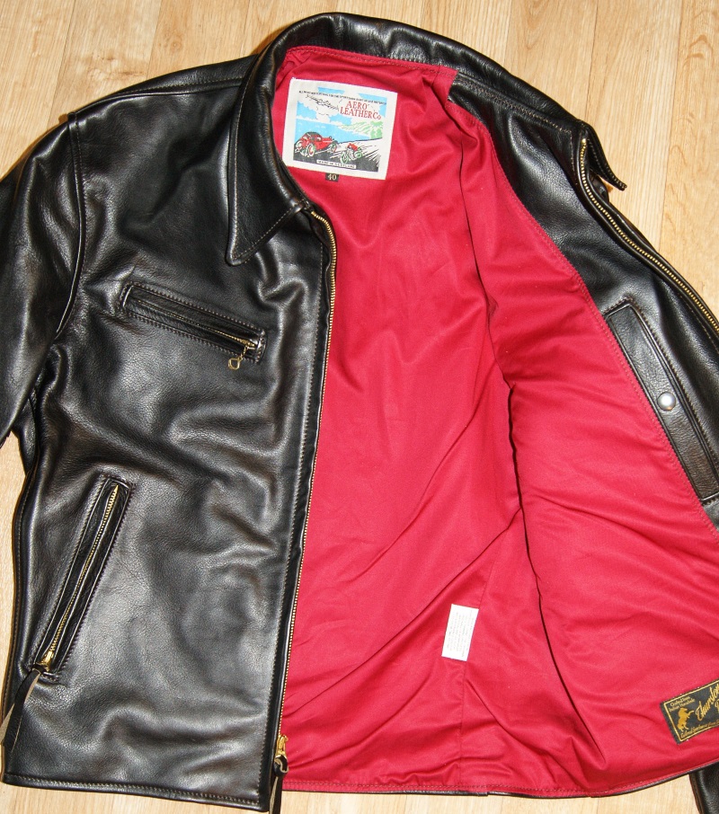 Aero Sheene Blackened Brown Vicenza Horsehide wine cotton sateen lining.jpg