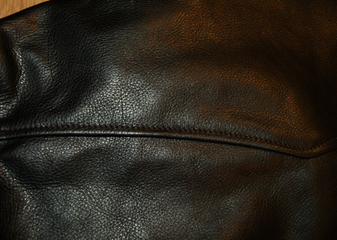 Aero Sheene Blackened Brown Vicenza Horsehide yoke.jpg