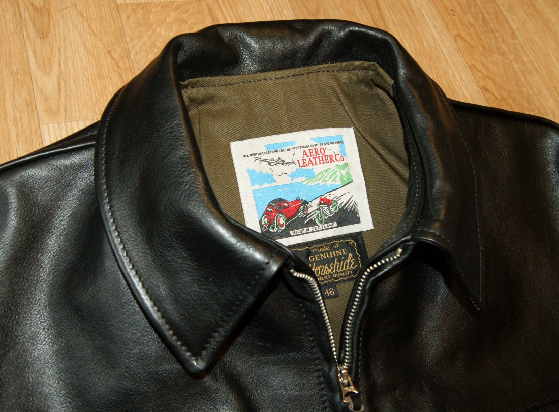 Aero Sheene Blackened Brown Vicenza Horsehide ZP22 tag.jpg