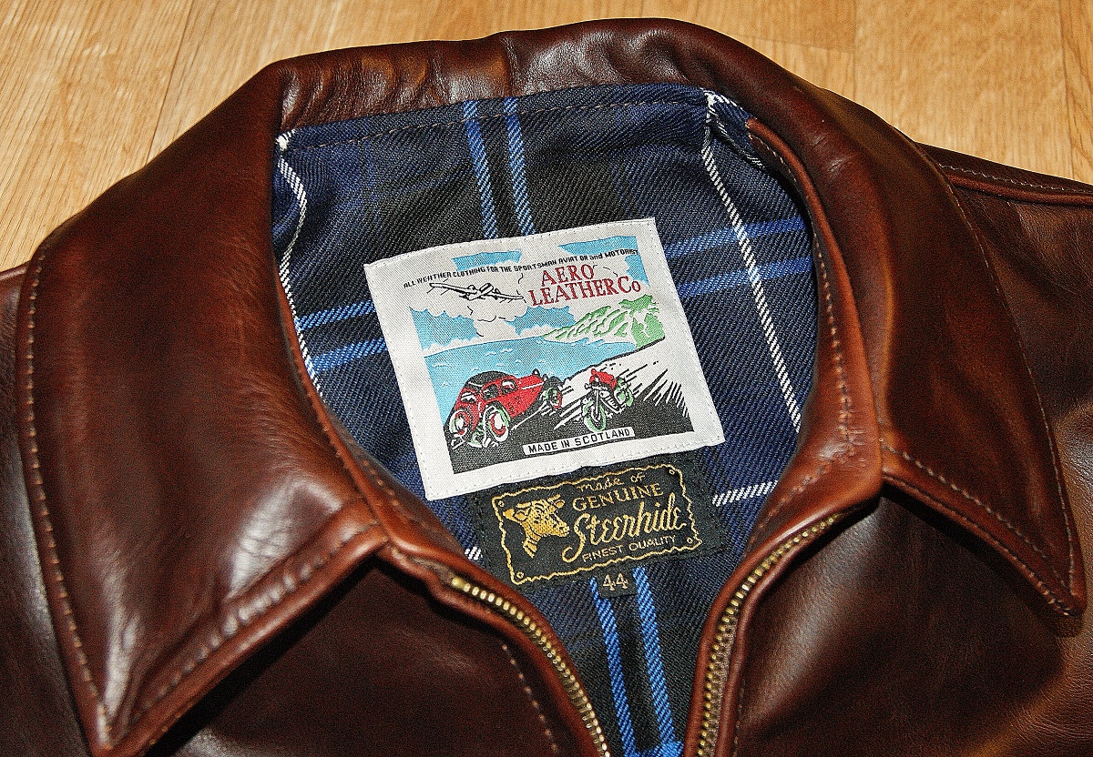 Aero Sheene Brown CXL Steerhide 44 tag.jpg