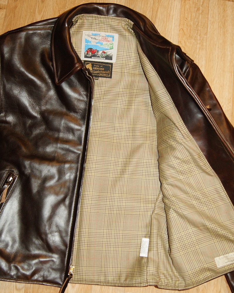 Aero Sheene Brown FQHH 44 Crail Check Tweed wool lining.jpg