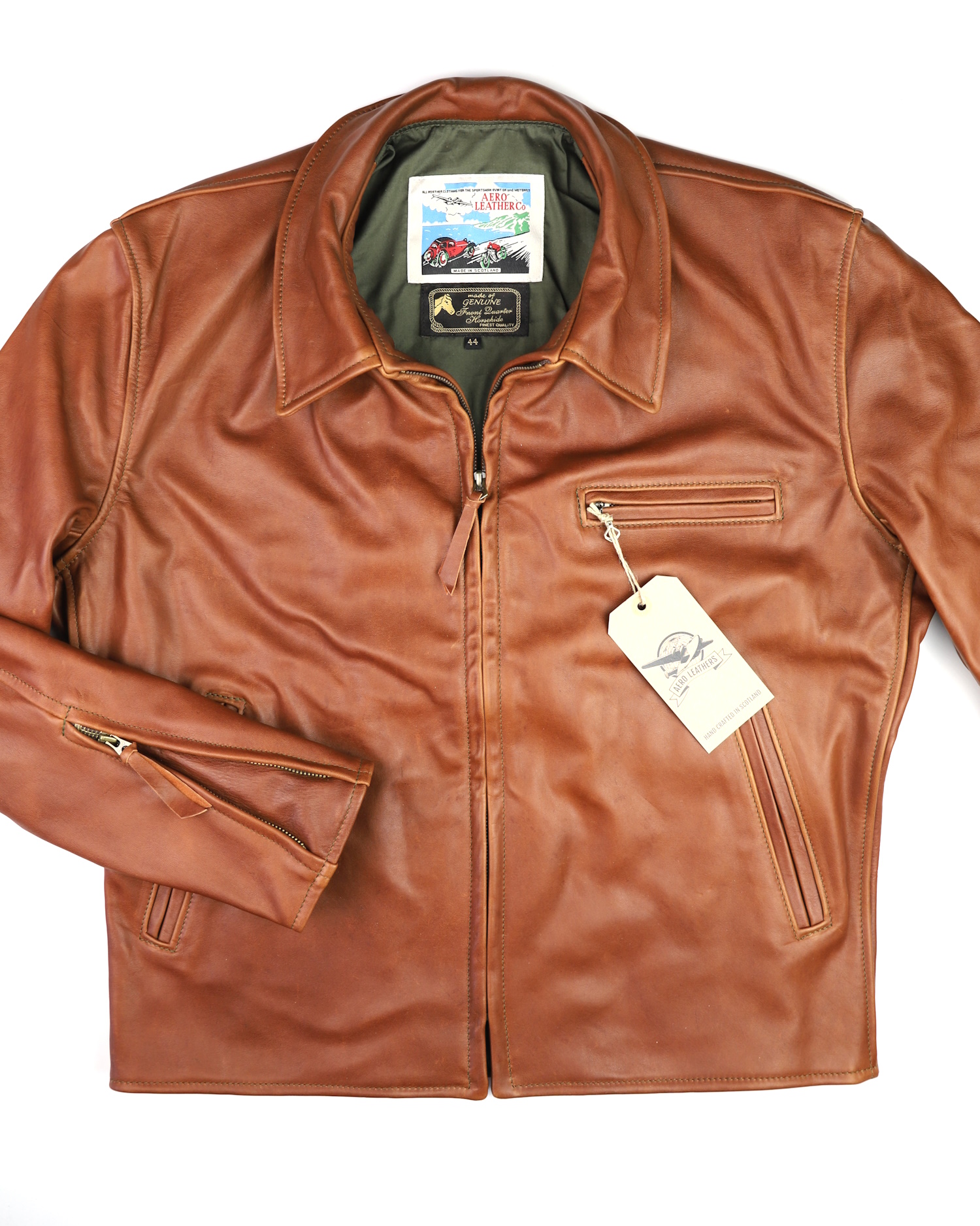 Aero Sheene Cognac Pinnacle Horsehide front.jpg