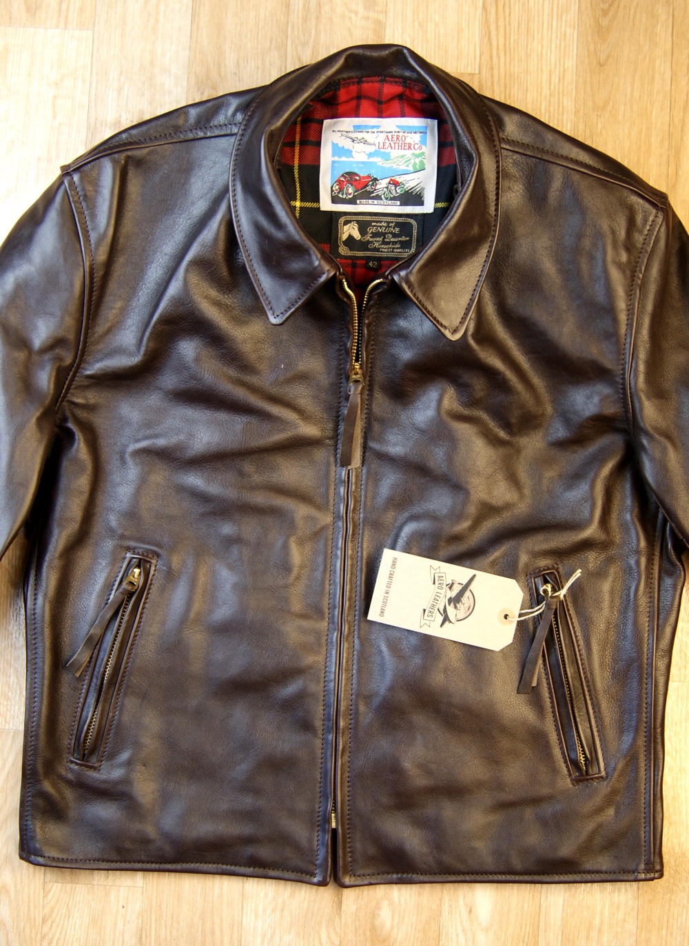 Aero Sheene Dark Seal Horsehide TV3 front.jpg