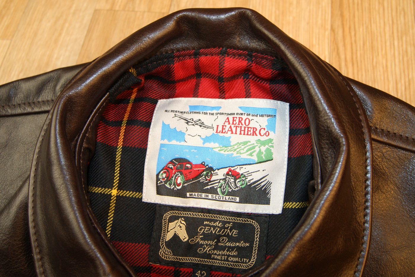 Aero Sheene Dark Seal Horsehide TV3 tag.jpg