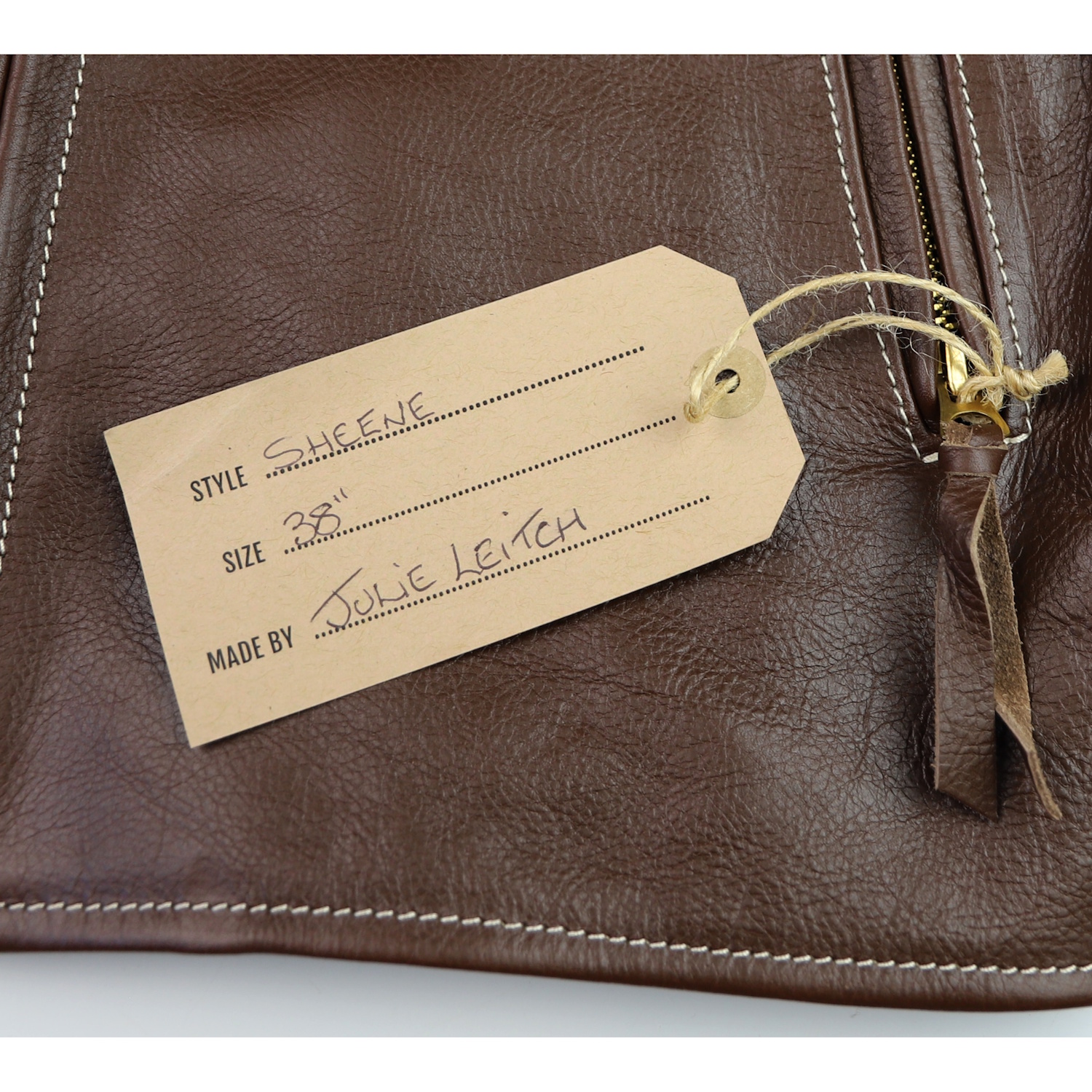 Aero Sheene Seal Vicenza Horsehide RE1 name tag.jpg